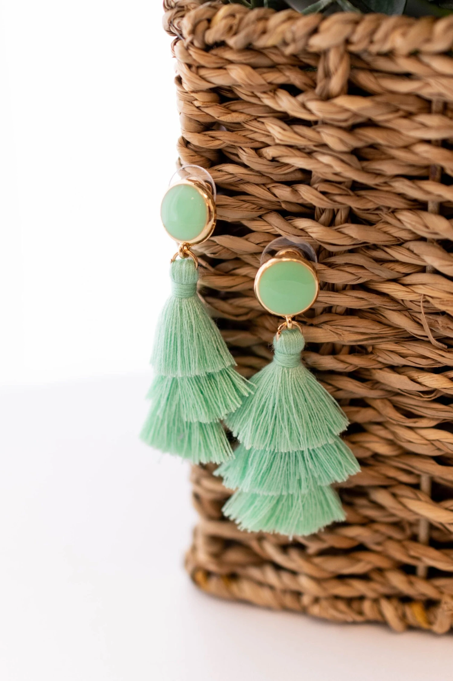 Confess My Love Earrings, Mint 1 Confess My Love Earrings, Mint
