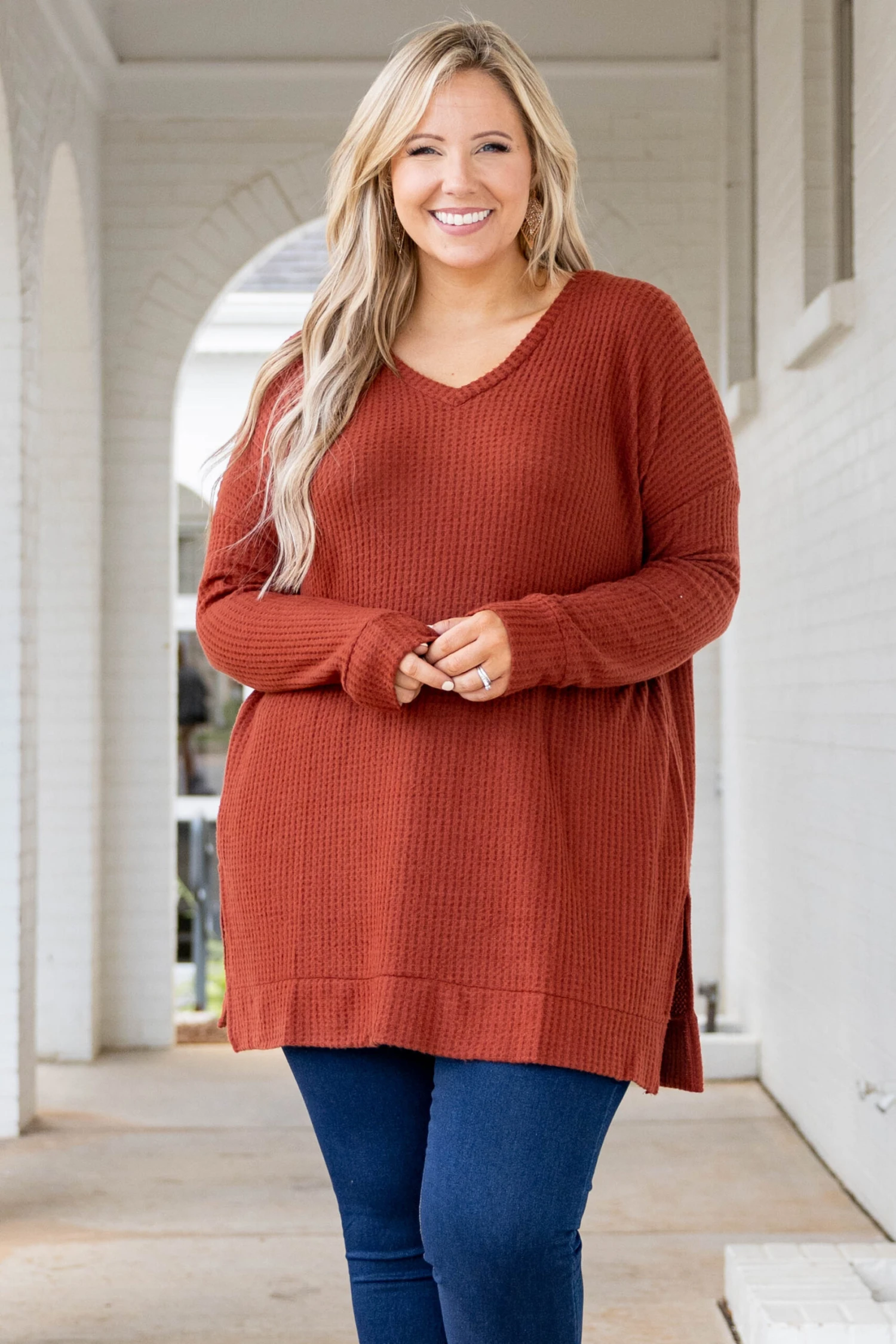 Cool Is Calling Tunic, Fired Brick 1 Cool Is Calling Tunic, Fired Brick