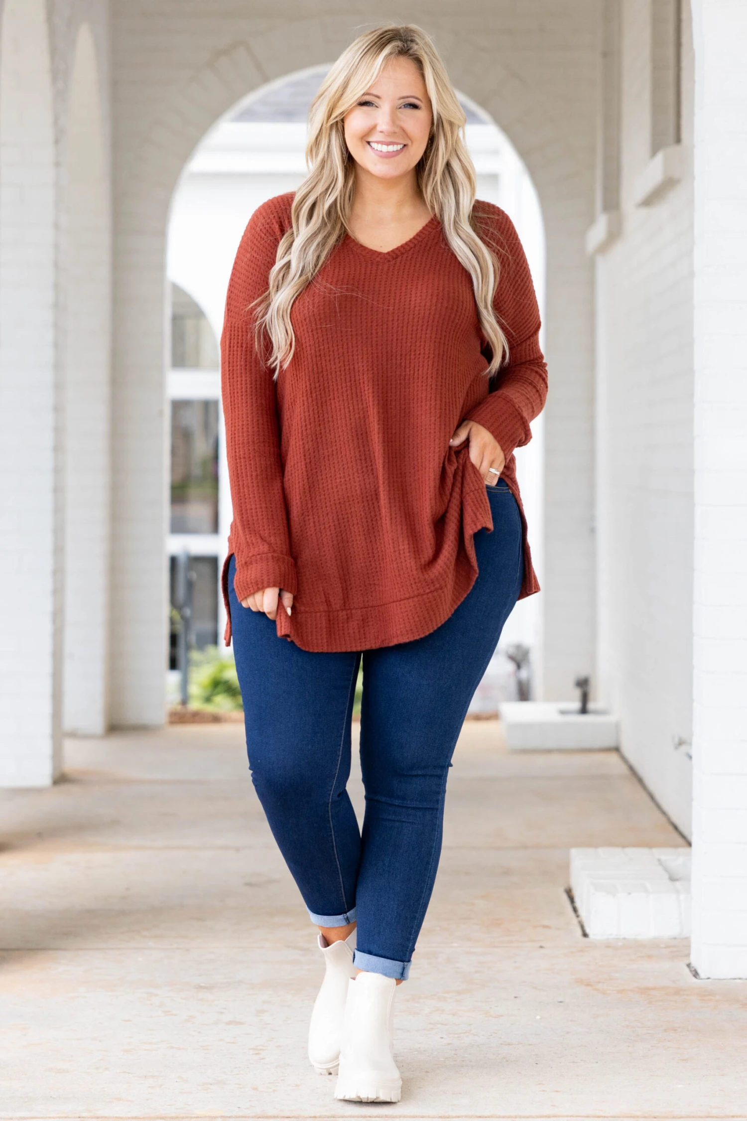 Cool Is Calling Tunic, Fired Brick 2 Cool Is Calling Tunic, Fired Brick - Image 2