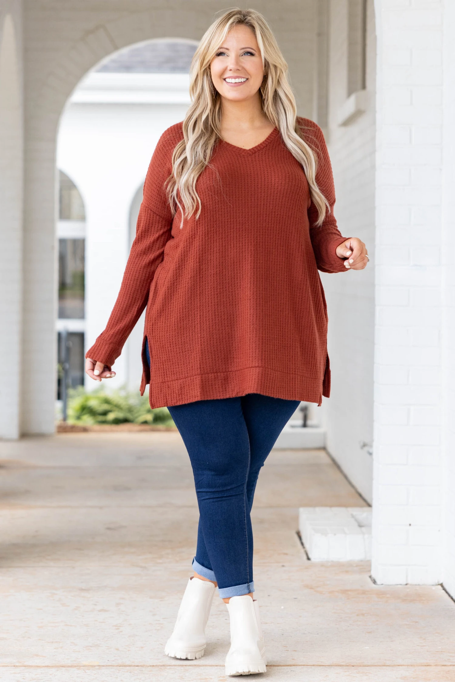 Cool Is Calling Tunic, Fired Brick 3 Cool Is Calling Tunic, Fired Brick - Image 3