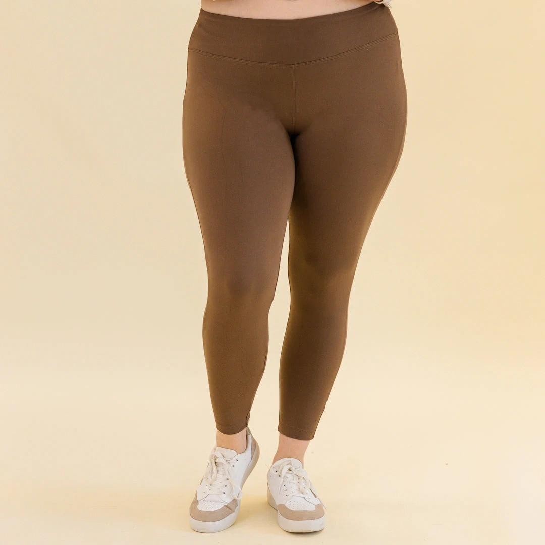 Cozy Lifestyle Leggings, Mocha 7 Cozy Lifestyle Leggings, Mocha - Image 7