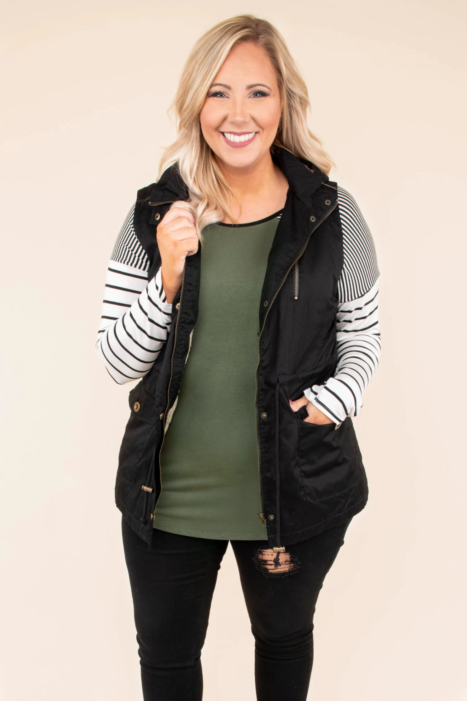 Sipping Cider Vest, Black 1 Sipping Cider Vest, Black