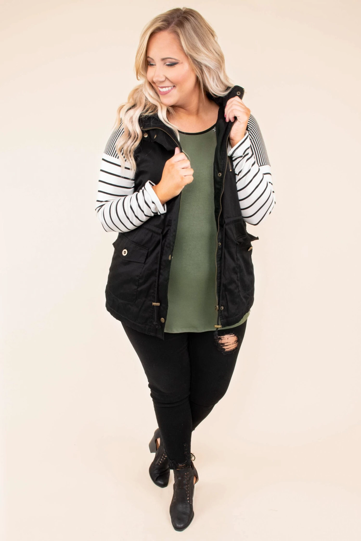 Sipping Cider Vest, Black 2 Sipping Cider Vest, Black - Image 2