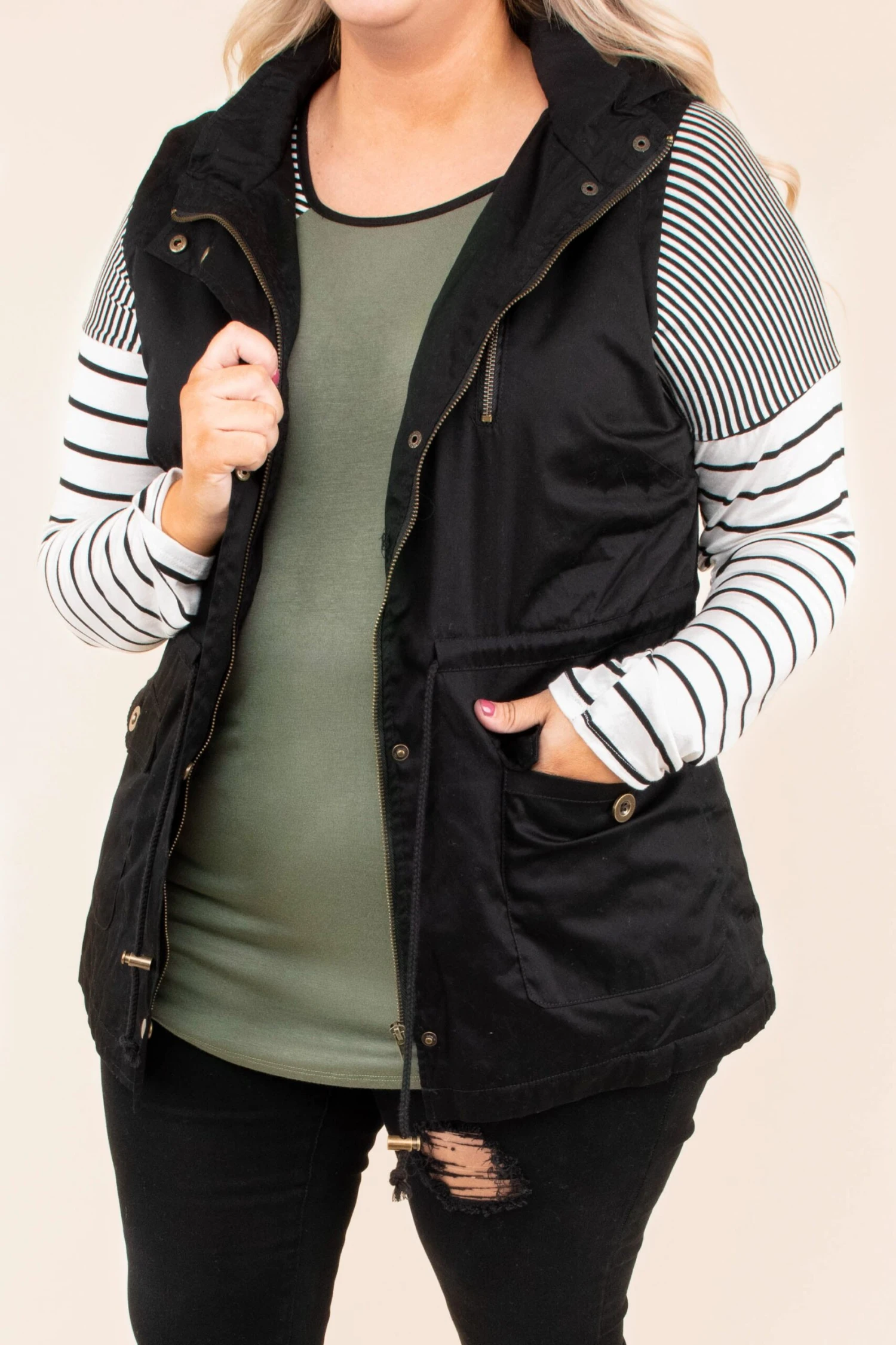 Sipping Cider Vest, Black 3 Sipping Cider Vest, Black - Image 3