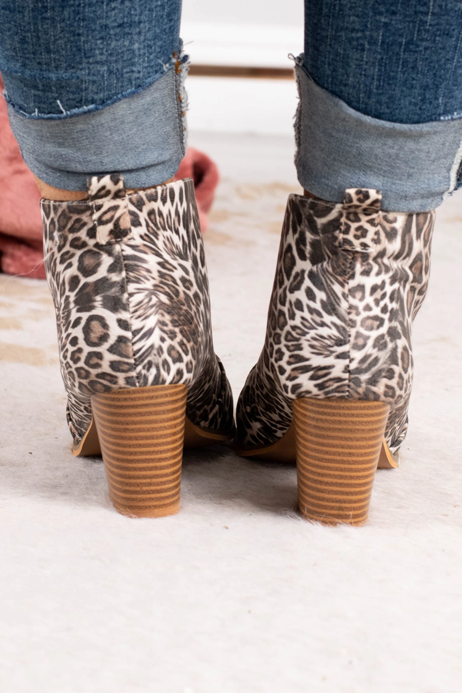 Stay In Step Booties, Leopard 5 Stay In Step Booties, Leopard - Image 5