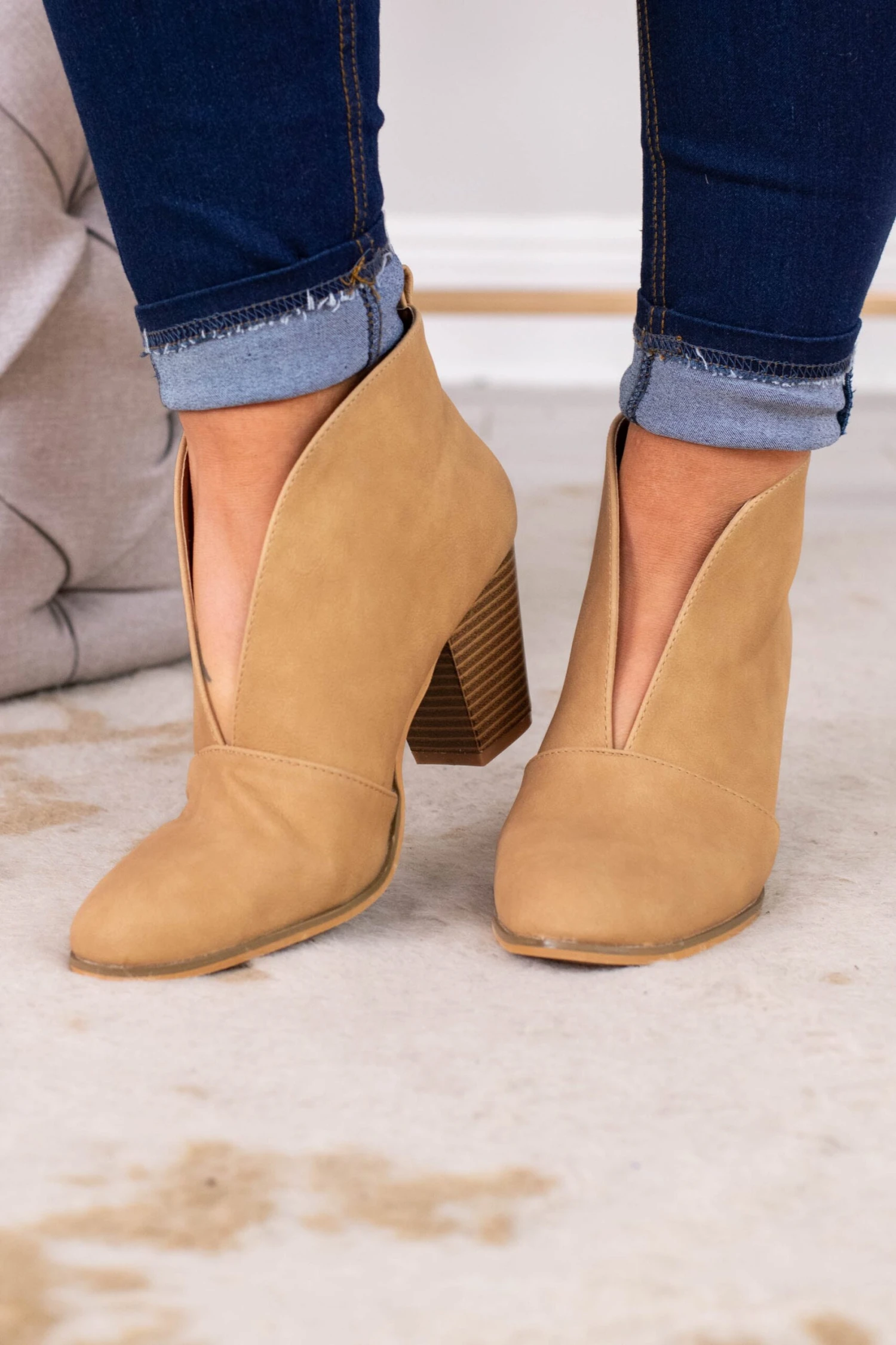 Keep On Walkin' Booties, Wheat 1 Keep On Walkin' Booties, Wheat