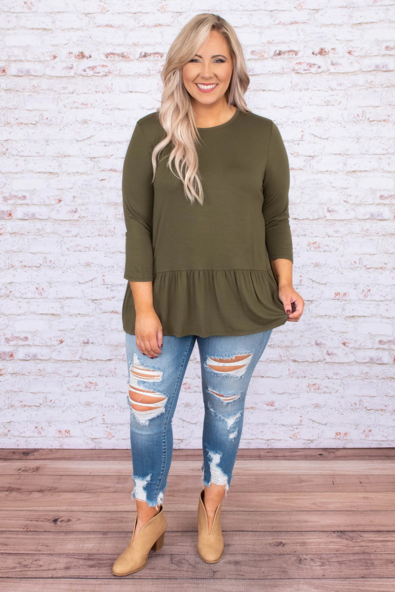 Blank Slate Skinny Jeans, Medium Wash 2 Blank Slate Skinny Jeans, Medium Wash - Image 2