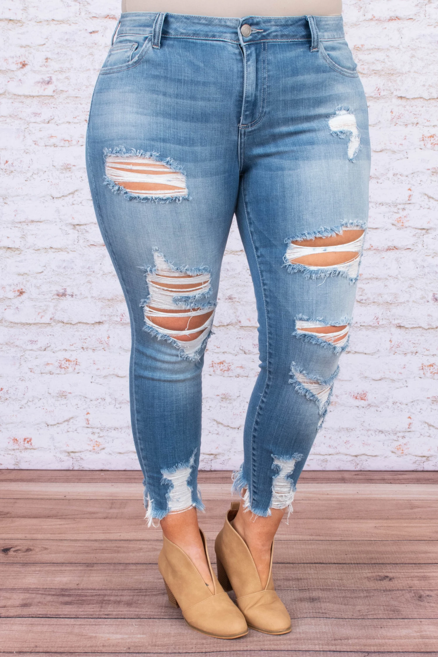 Blank Slate Skinny Jeans, Medium Wash 1 Blank Slate Skinny Jeans, Medium Wash