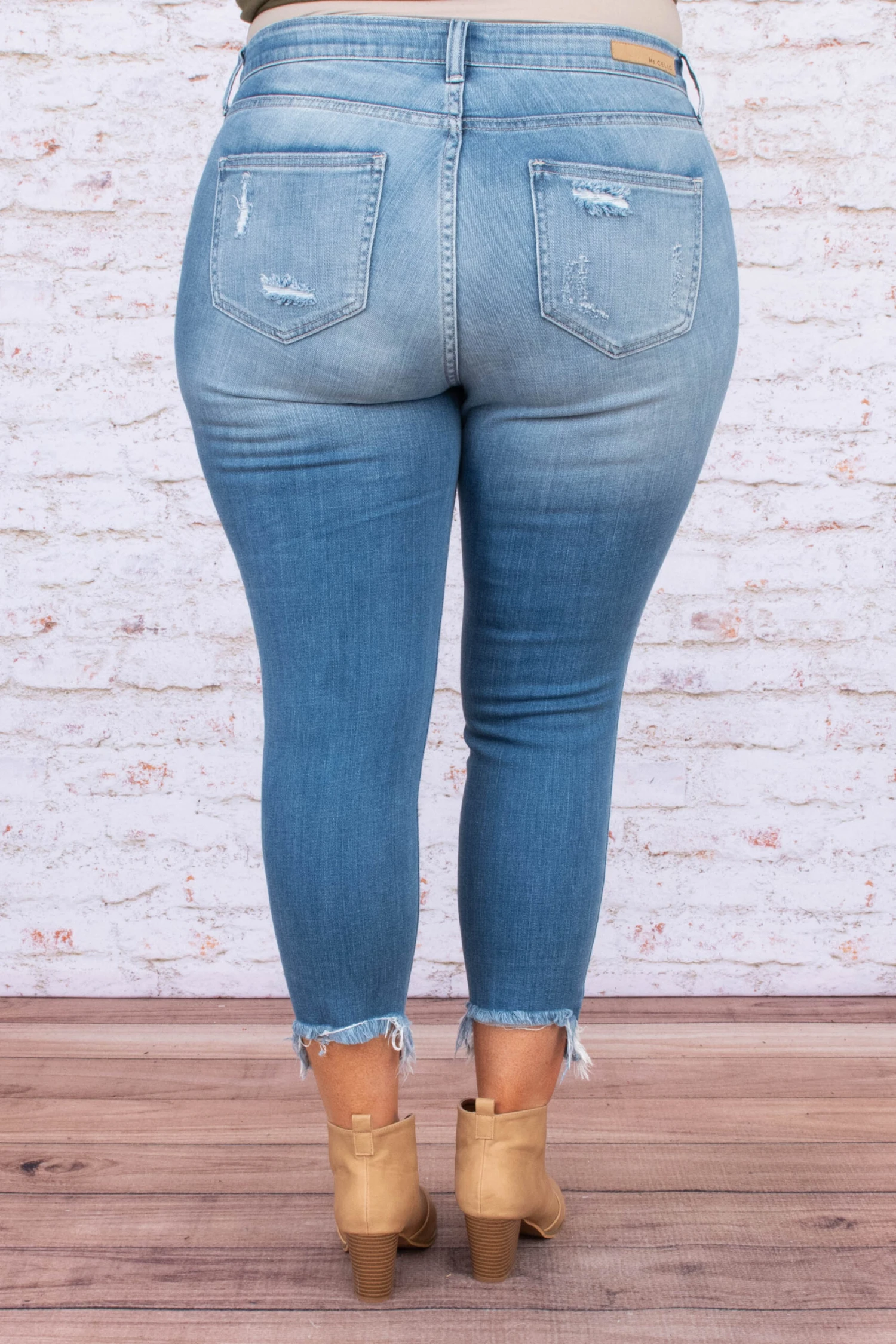 Blank Slate Skinny Jeans, Medium Wash 4 Blank Slate Skinny Jeans, Medium Wash - Image 4