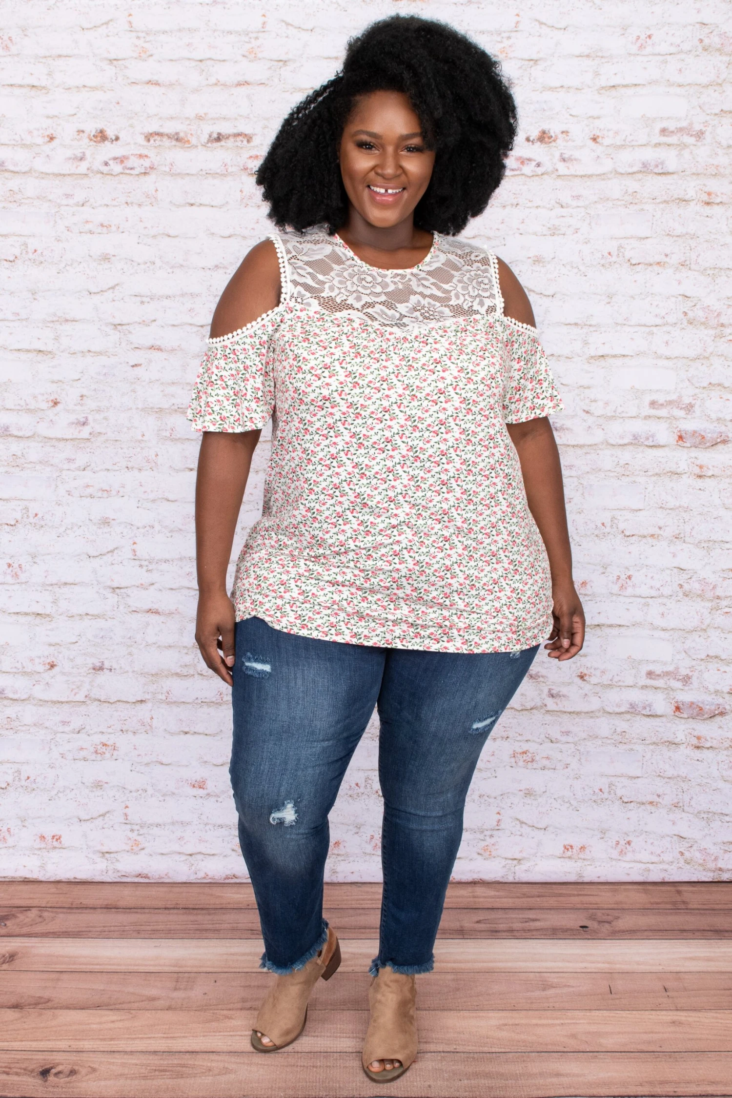 Adored Top, Ivory 2 Adored Top, Ivory - Image 2