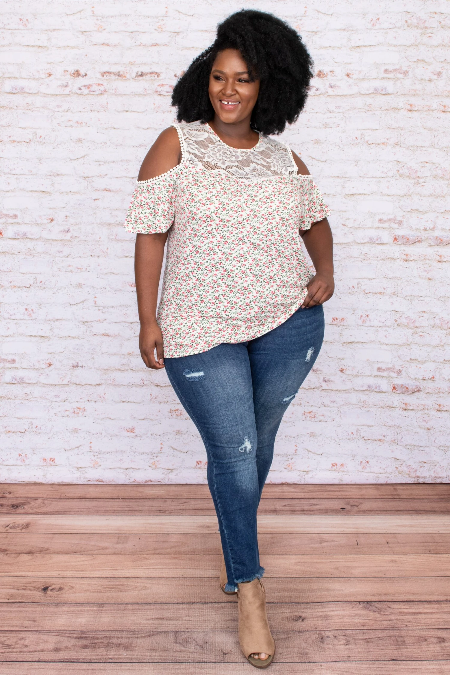 Adored Top, Ivory 3 Adored Top, Ivory - Image 3