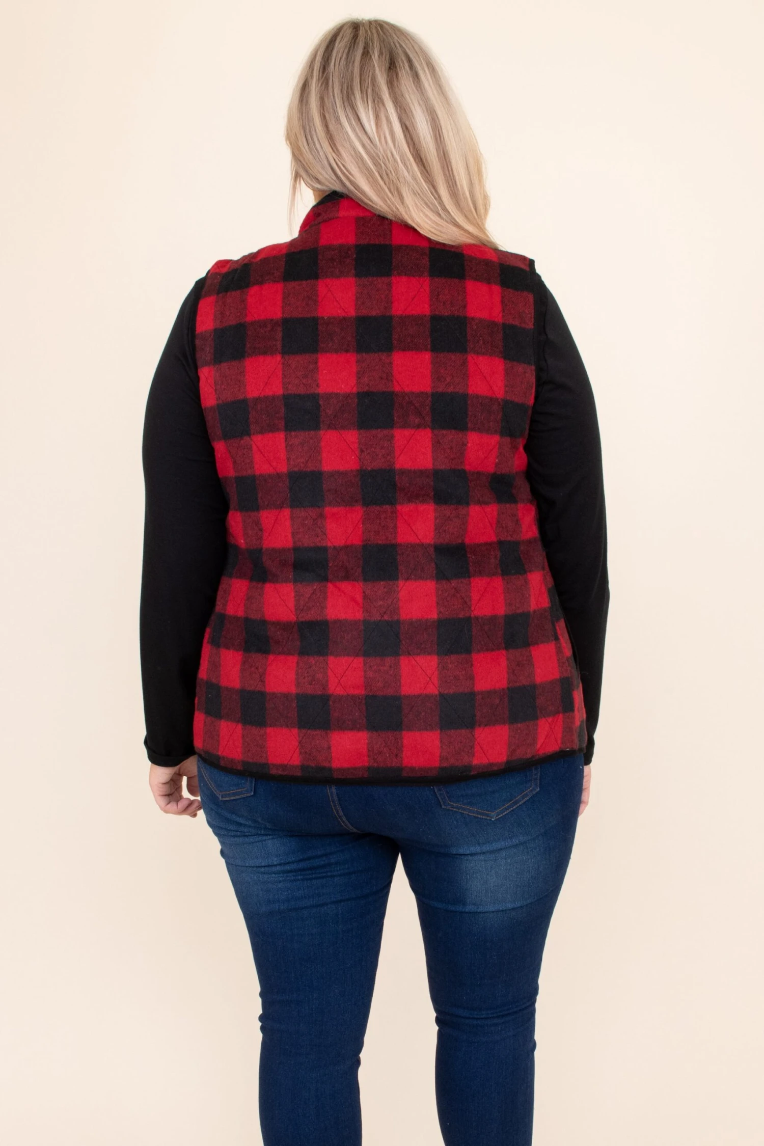 Fall Vestivities Vest, Black-Red 5 Fall Vestivities Vest, Black-Red - Image 5