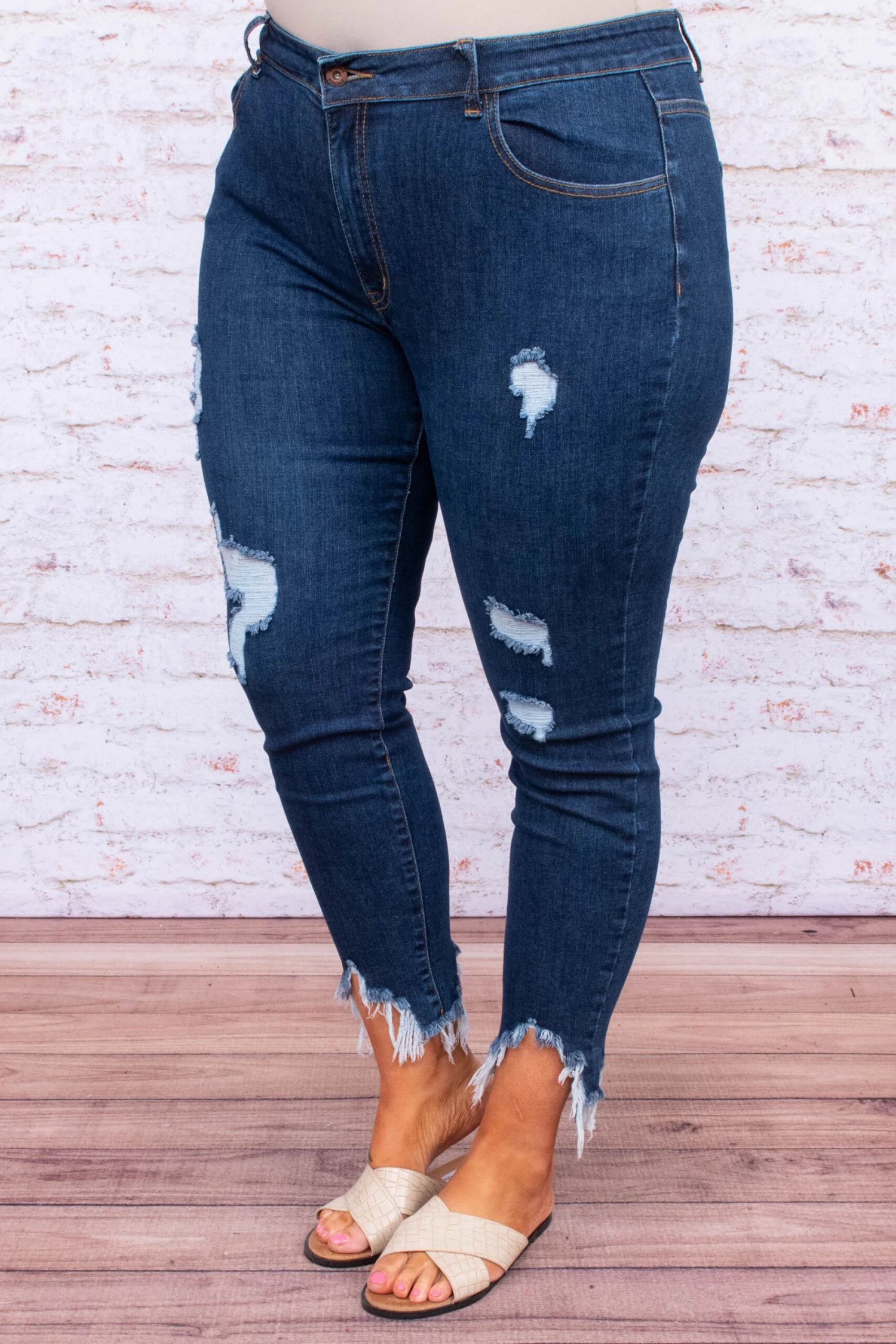 All Season Long Skinny Jeans, Dark Wash 1 All Season Long Skinny Jeans, Dark Wash