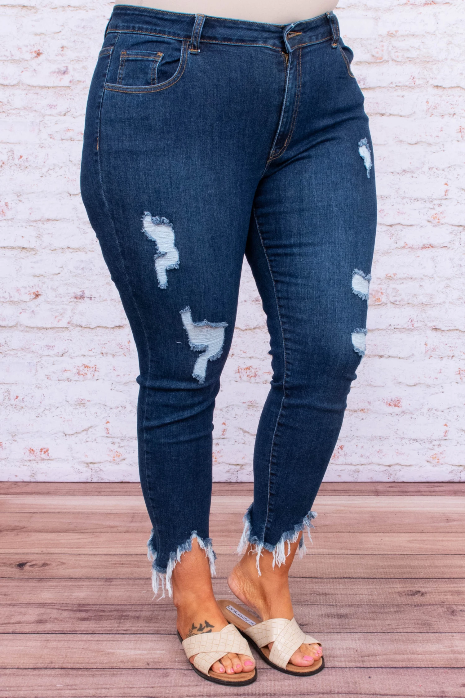 All Season Long Skinny Jeans, Dark Wash 3 All Season Long Skinny Jeans, Dark Wash - Image 3