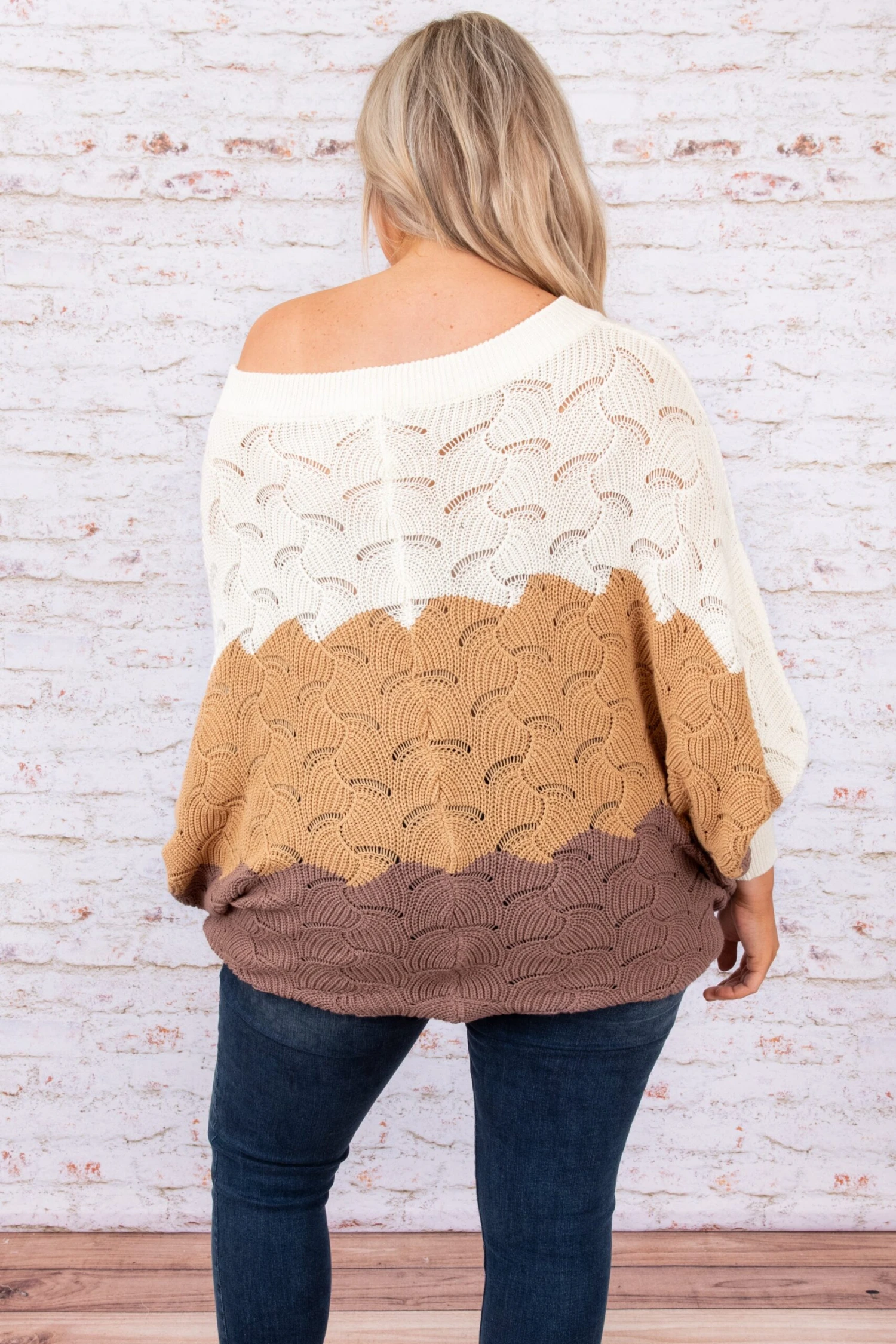 Angel In You Sweater, Taupe-Mocha 5 Angel In You Sweater, Taupe-Mocha - Image 5