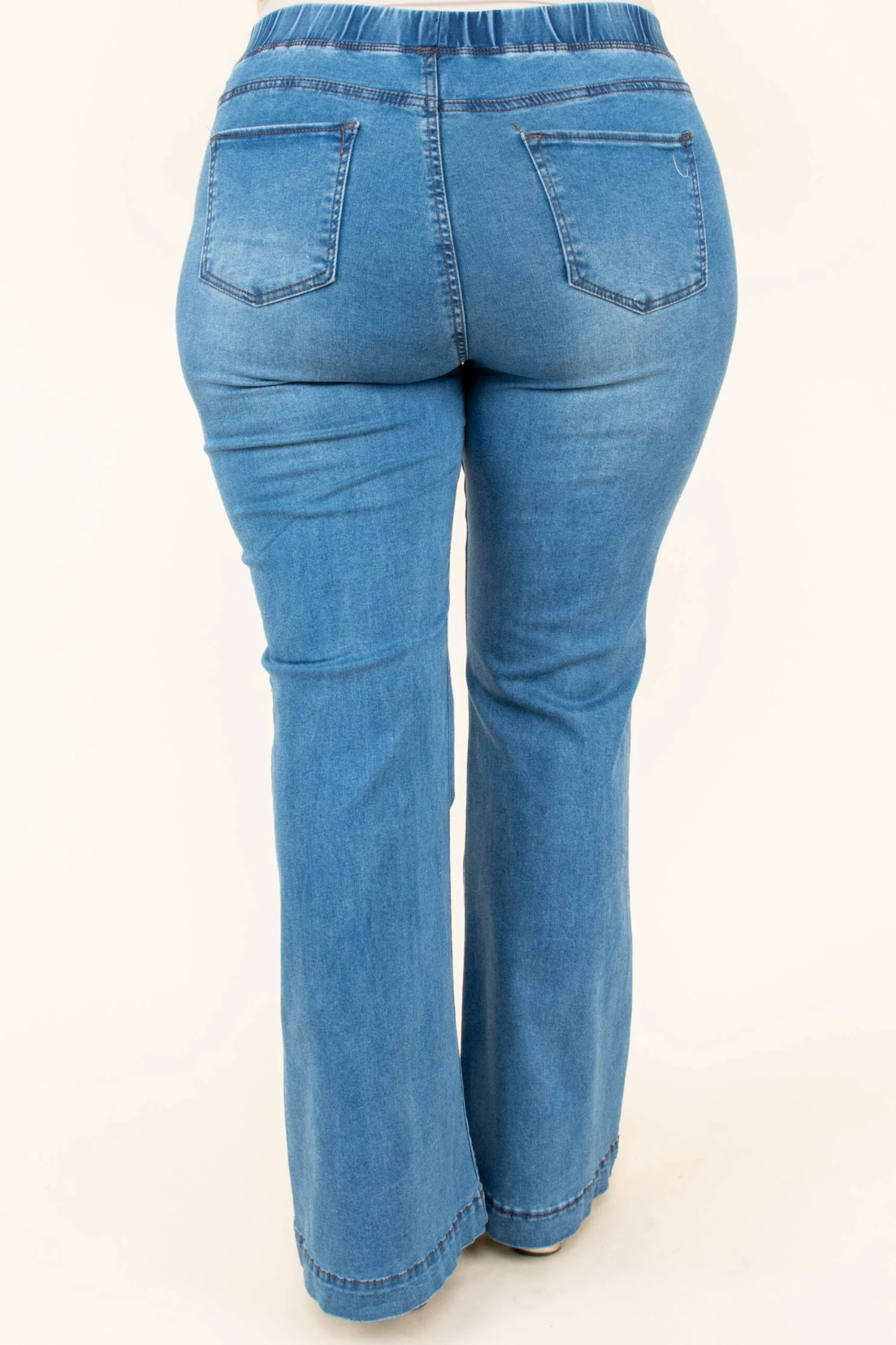 Dare To Flare Jeans, Medium Wash 4 Dare To Flare Jeans, Medium Wash - Image 4