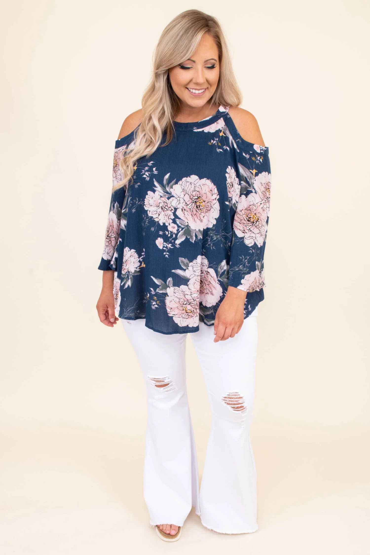 Born This Way Top, Navy 2 Born This Way Top, Navy - Image 2