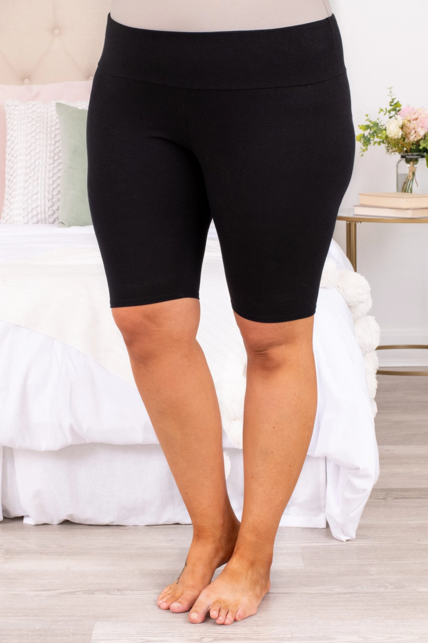 Comfy Vibes Biker Shorts, Black 1 Comfy Vibes Biker Shorts, Black