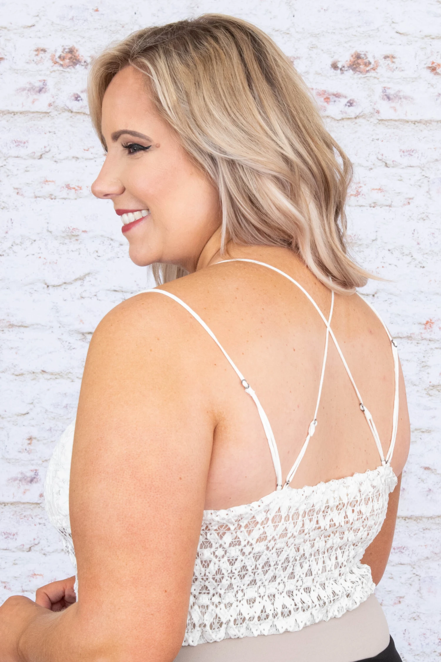 Cabo Nights Bralette, White 4 Cabo Nights Bralette, White - Image 4