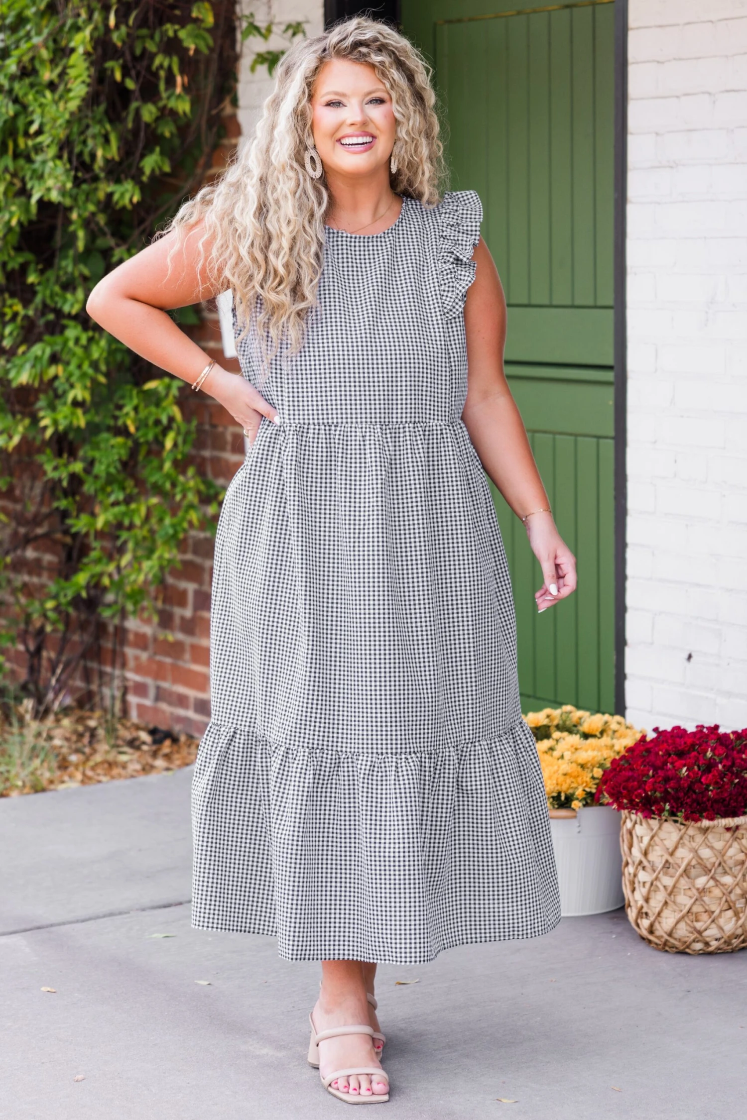 Dare To Be Dreamy Midi Dress, Black 2 Dare To Be Dreamy Midi Dress, Black - Image 2