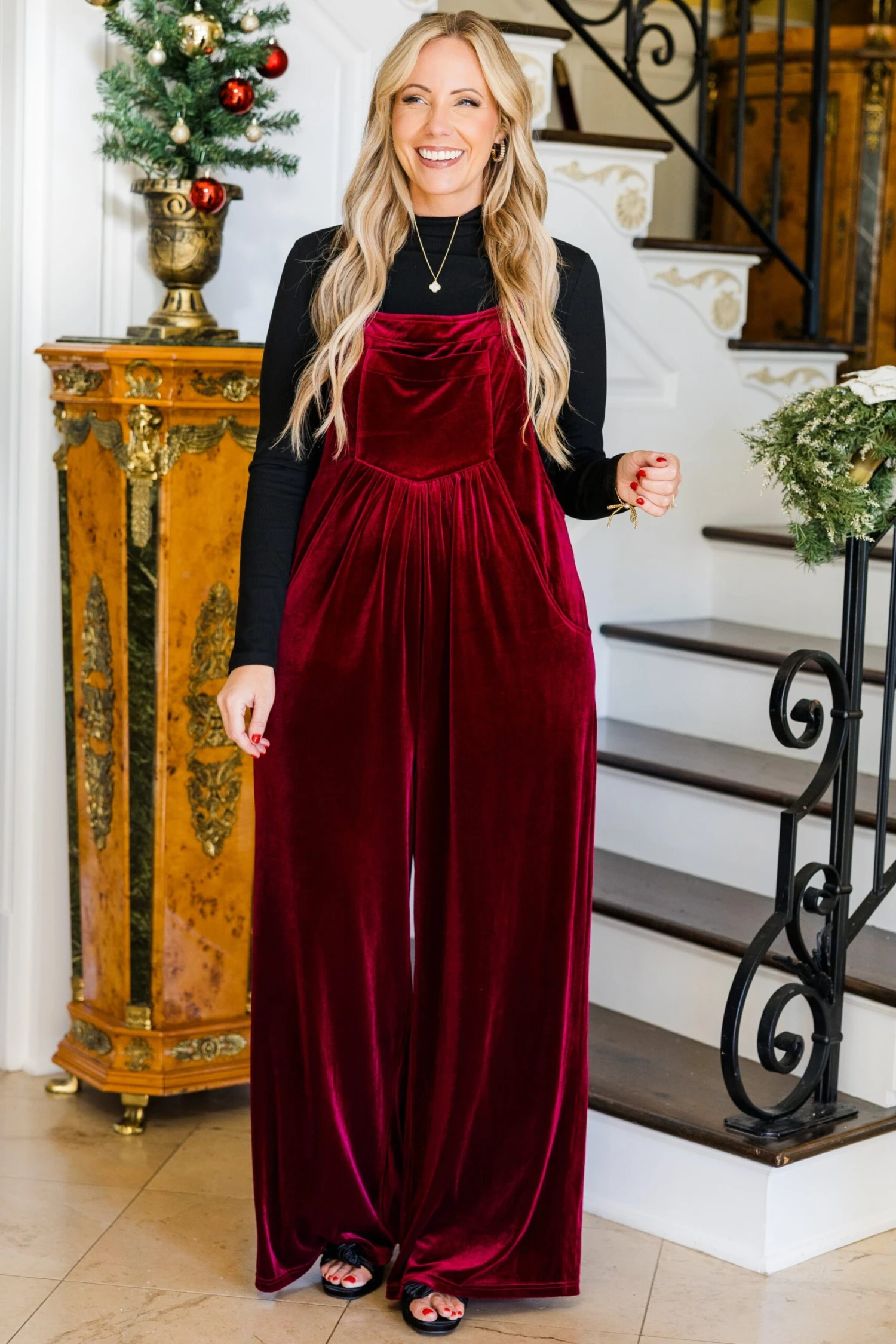 Days Going By Jumpsuit, Ruby 2 Days Going By Jumpsuit, Ruby - Image 2