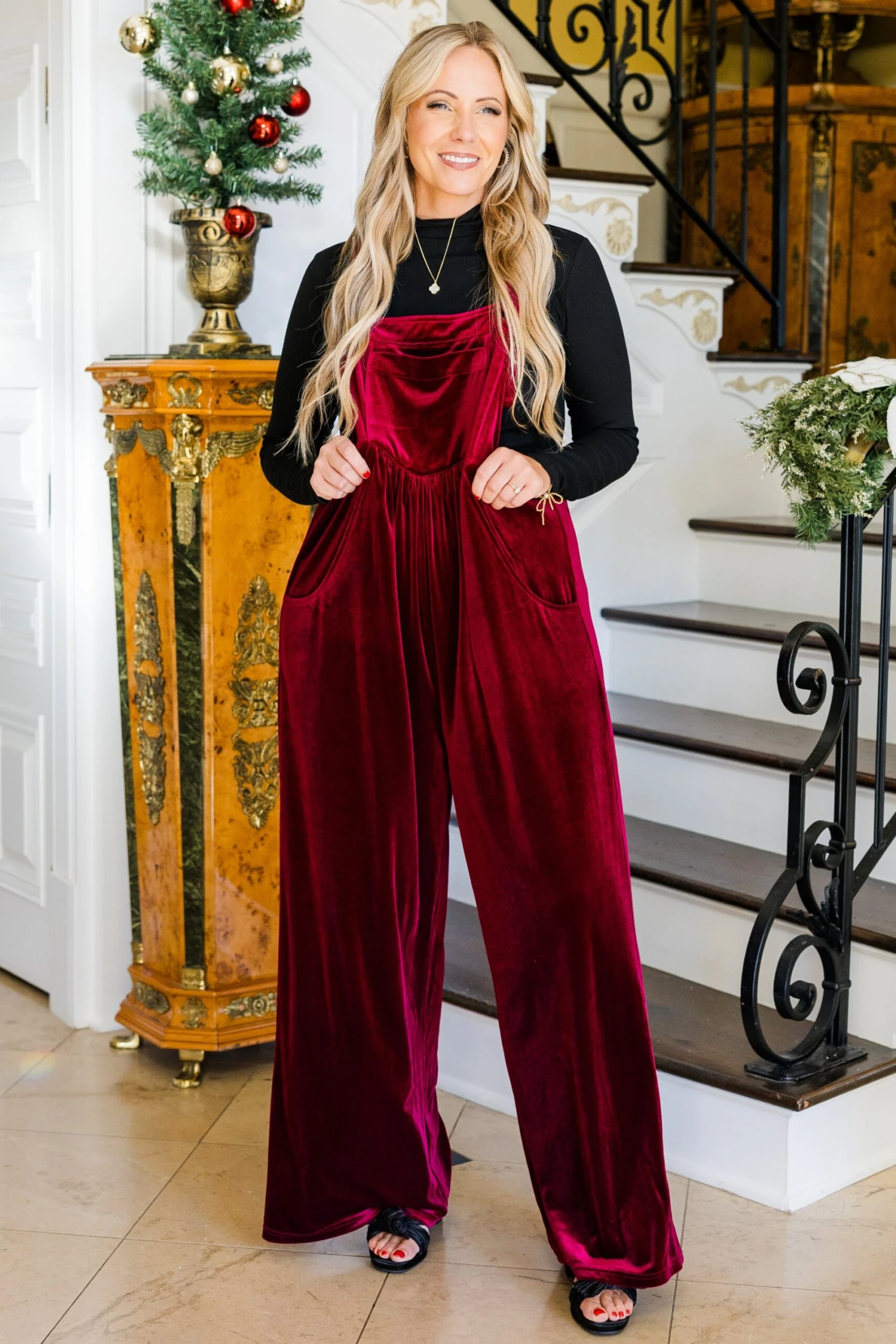 Days Going By Jumpsuit, Ruby 3 Days Going By Jumpsuit, Ruby - Image 3