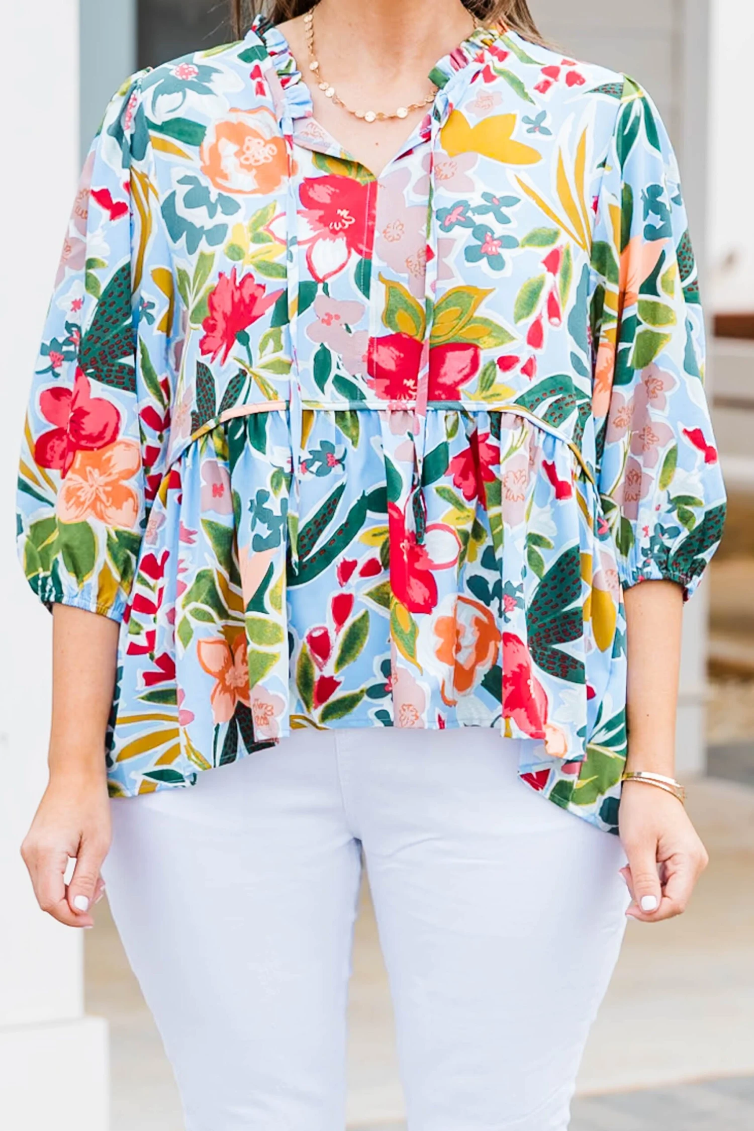 Divine Being Top, Blue 4 Divine Being Top, Blue - Image 4