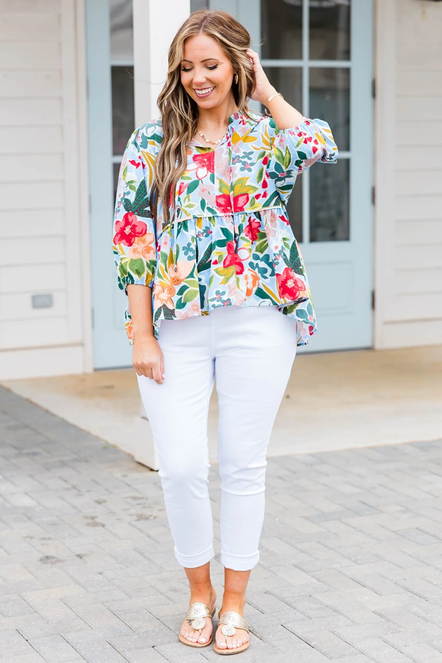 Divine Being Top, Blue 3 Divine Being Top, Blue - Image 3