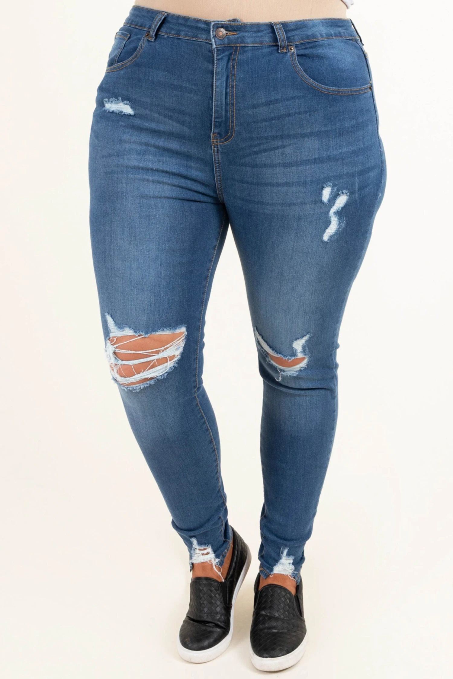 Does Not Belong Jeans, Medium Wash 3 Does Not Belong Jeans, Medium Wash - Image 3