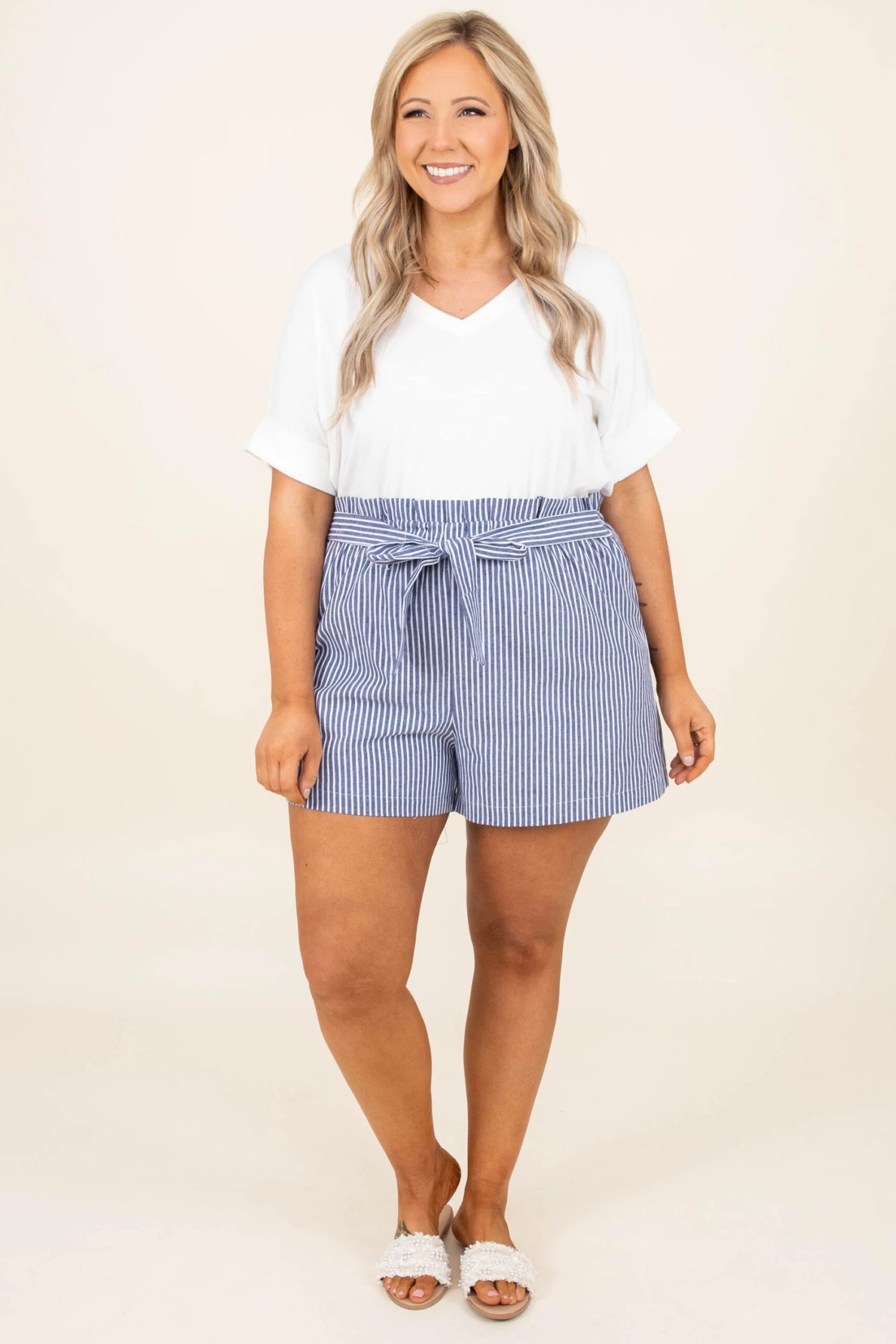 Dollish Me Shorts, Denim 6 Dollish Me Shorts, Denim - Image 6