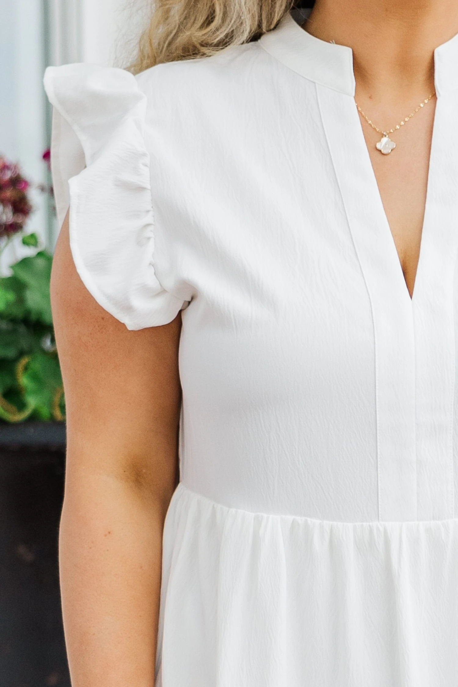 Don't Leave So Soon Midi Dress, White 5 Don't Leave So Soon Midi Dress, White - Image 5