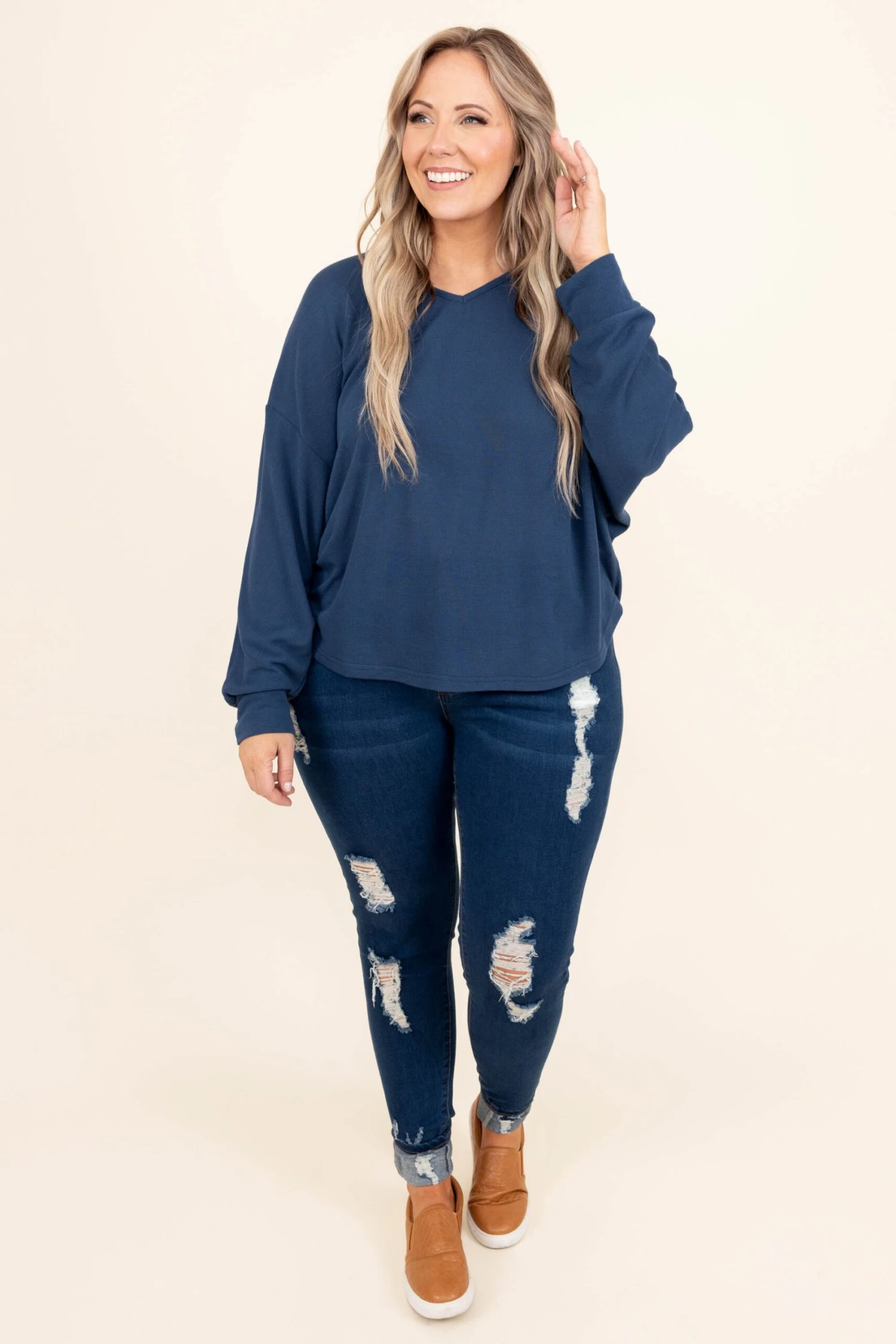 Down Memory Lane Jeans, Dark Wash 2 Down Memory Lane Jeans, Dark Wash - Image 2