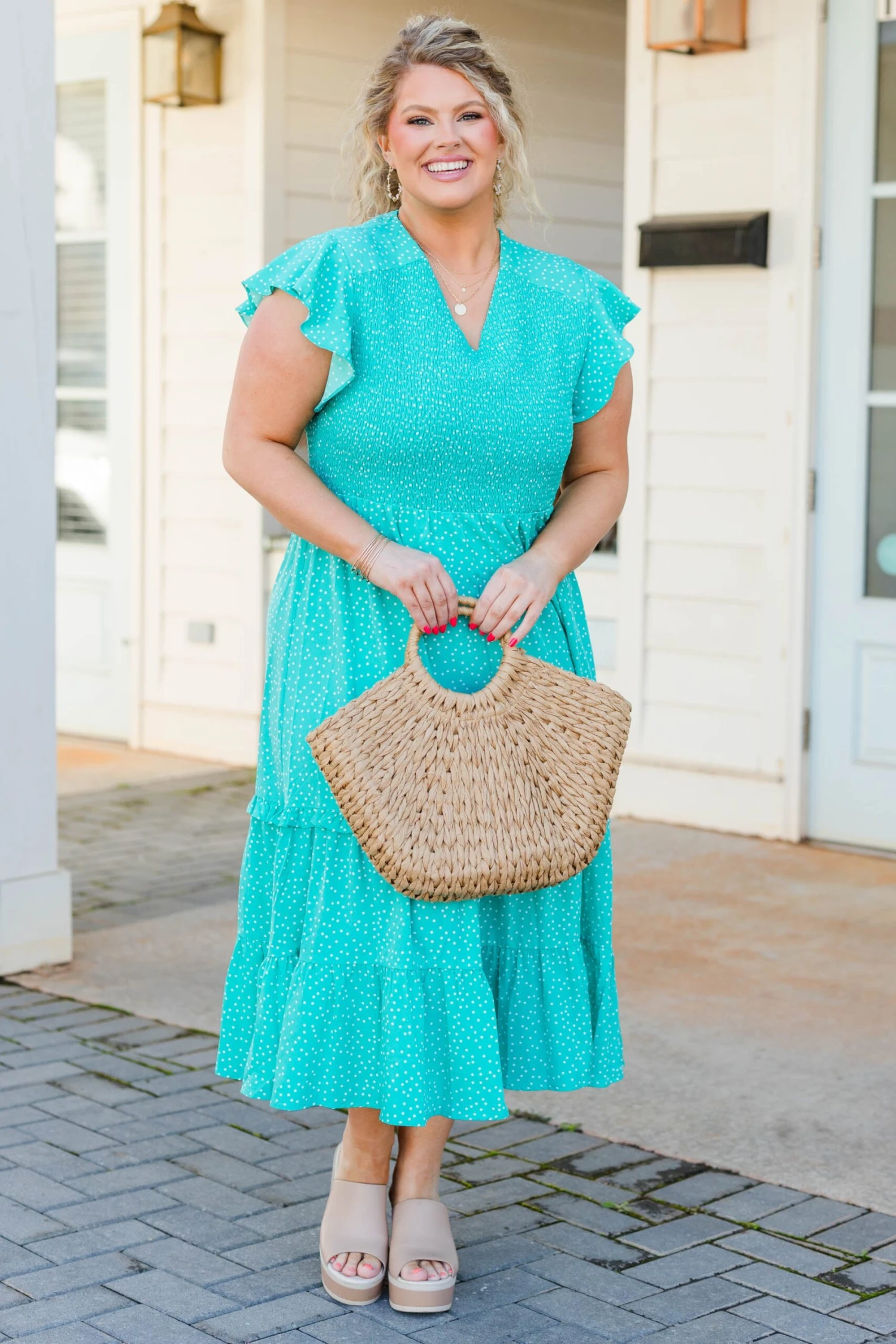 Dreaming About You And Me Dress, Seafoam 4 Dreaming About You And Me Dress, Seafoam - Image 4