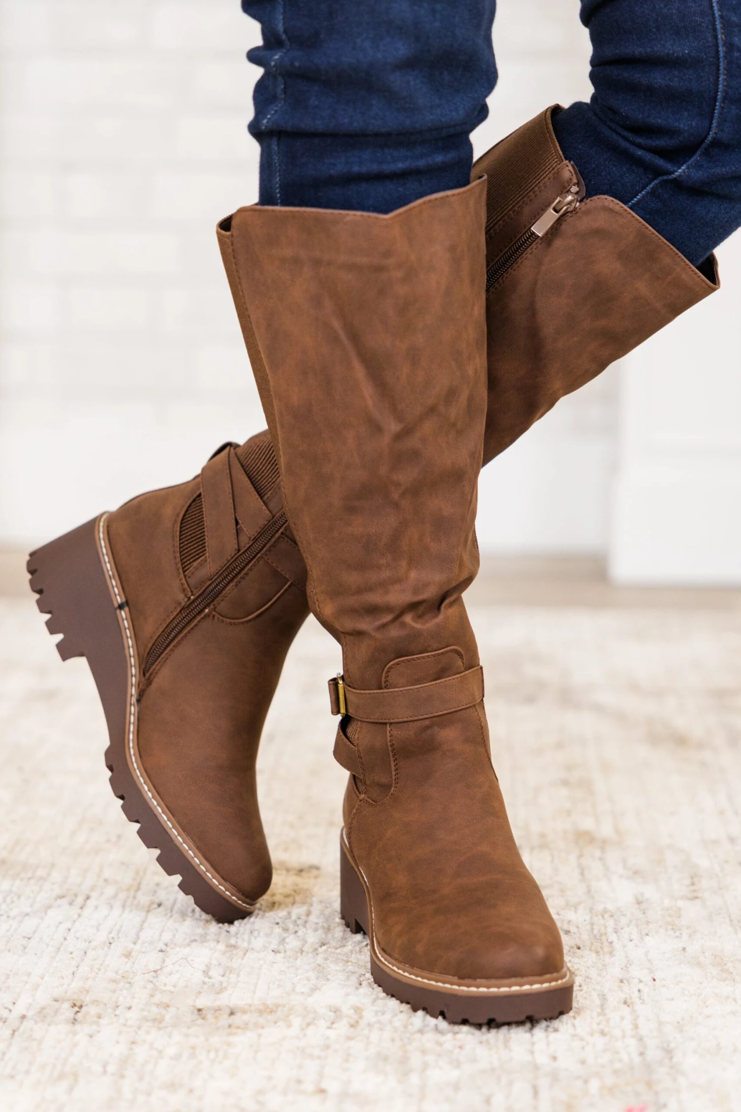 Dynamic Steps Boots, Brown 2 Dynamic Steps Boots, Brown - Image 2