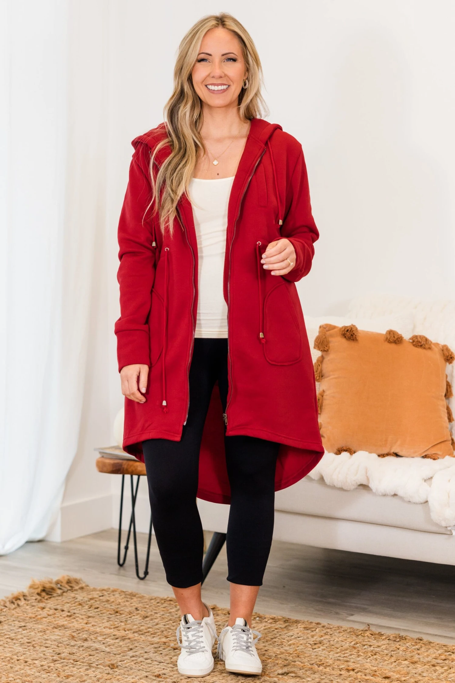 Early Morning Jacket, Burgundy 3 Early Morning Jacket, Burgundy - Image 3