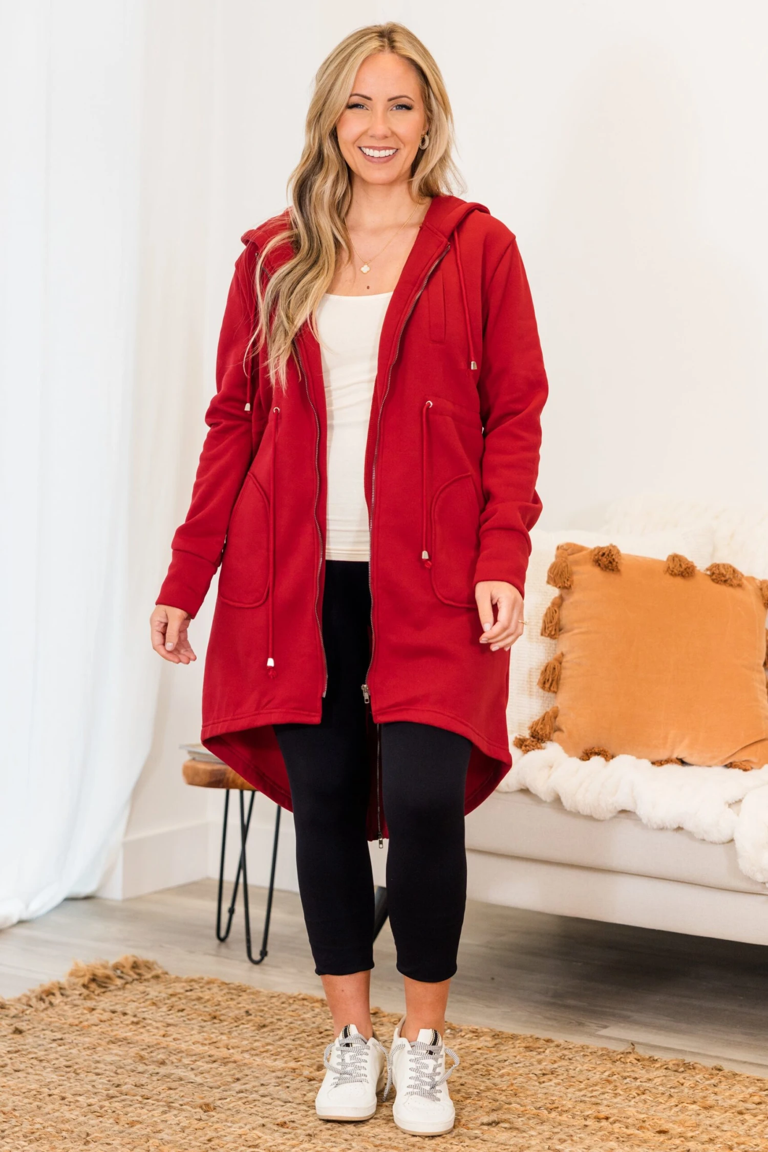 Early Morning Jacket, Burgundy 2 Early Morning Jacket, Burgundy - Image 2