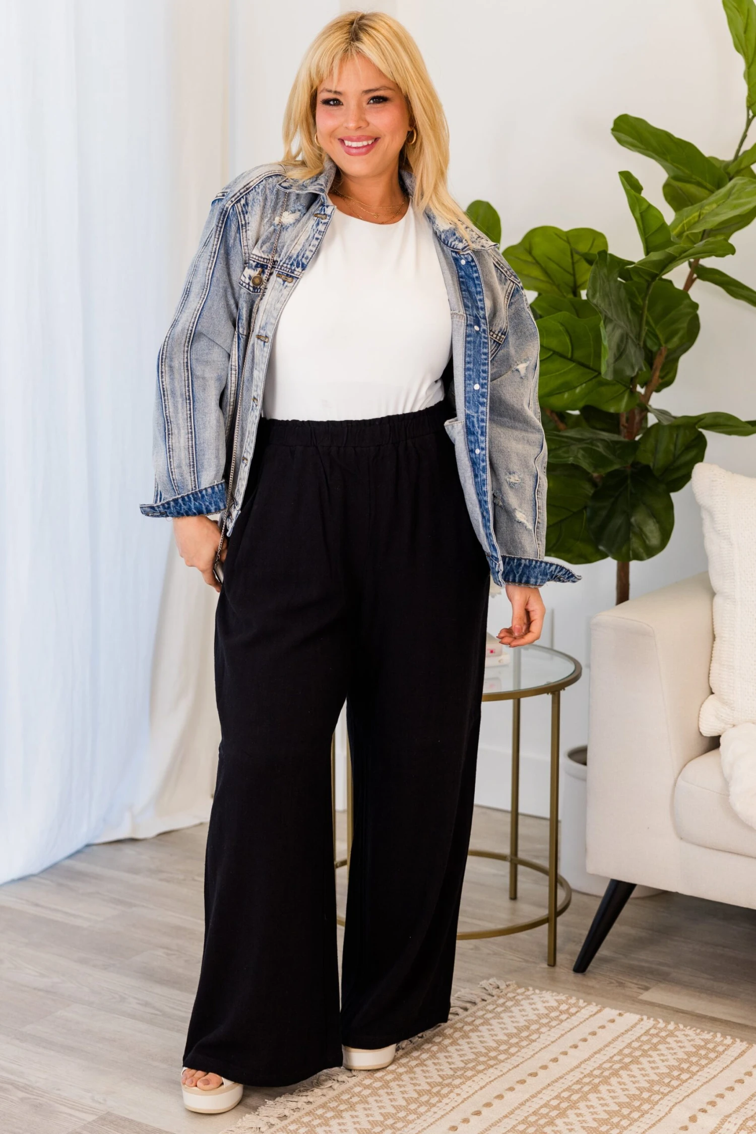 Easy To Style Pants, Black 7 Easy To Style Pants, Black - Image 7