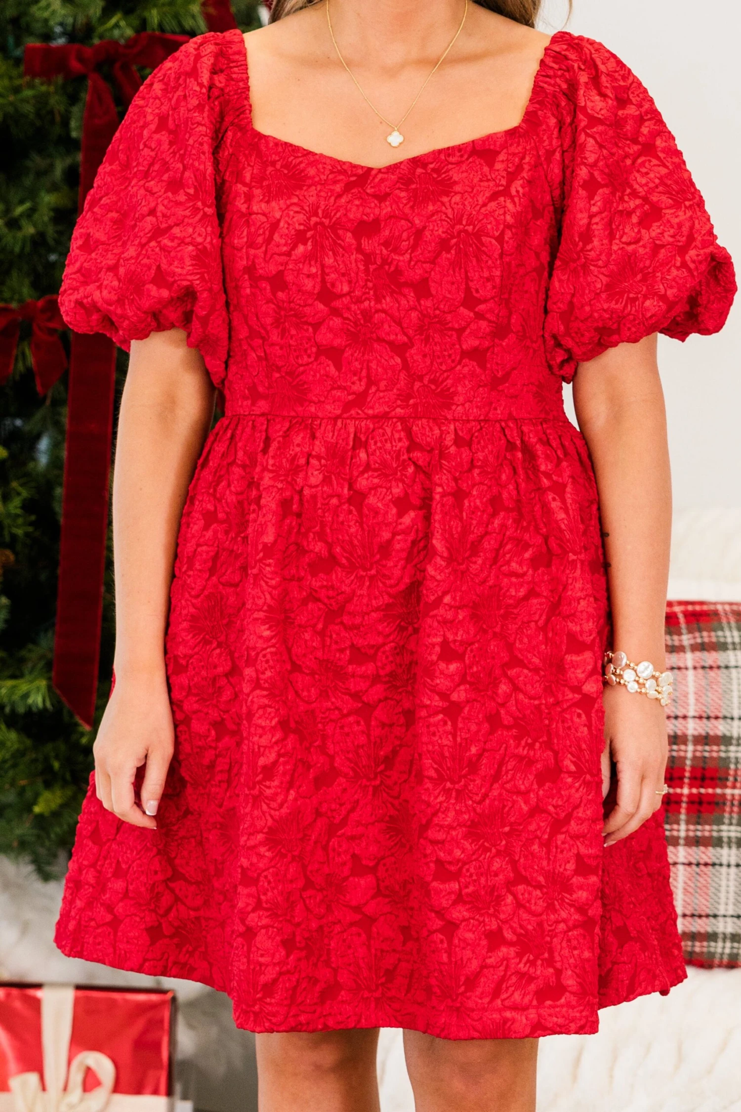 Feel The Magic Dress, Red 6 Feel The Magic Dress, Red - Image 6