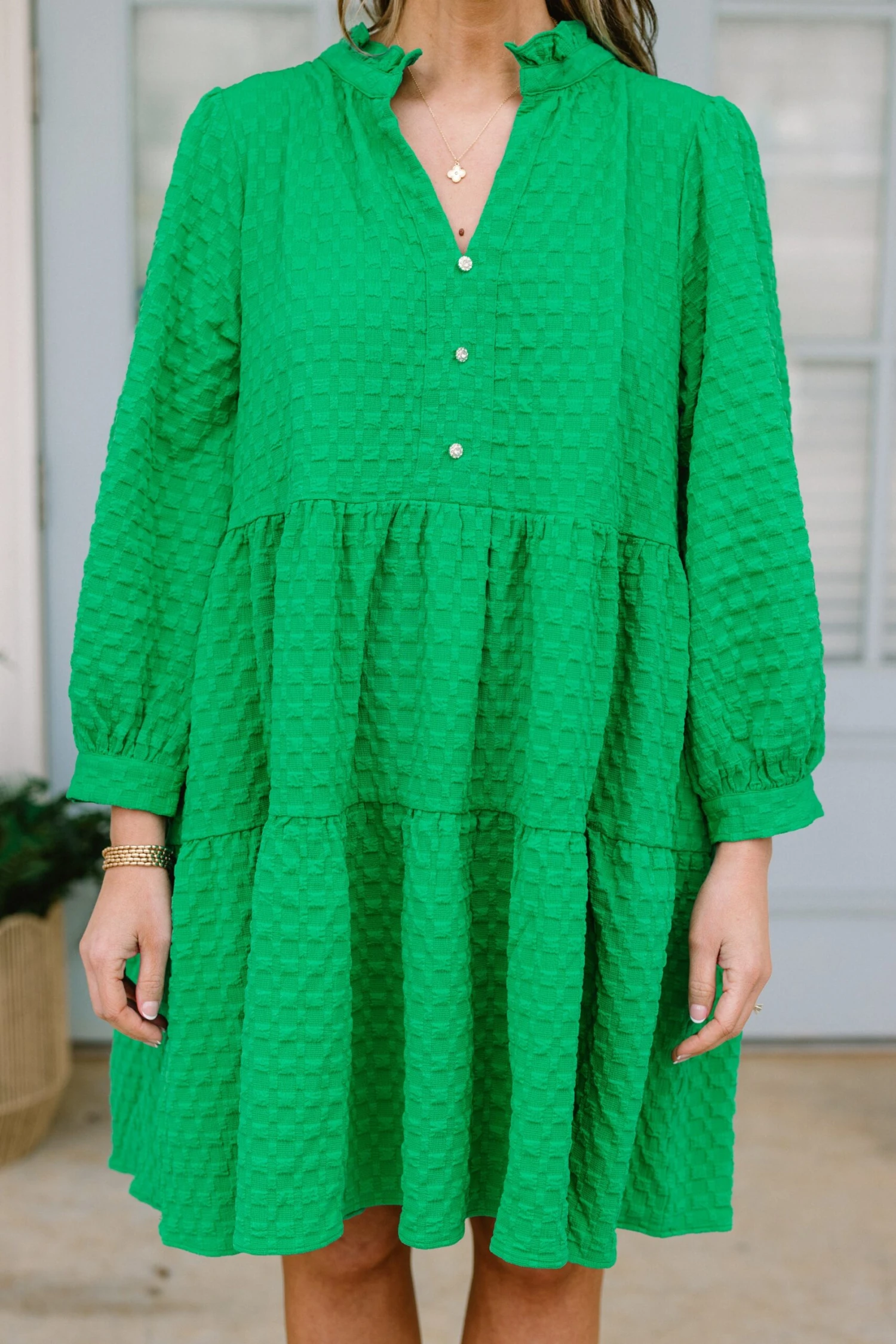 Feels Like Yesterday Dress, Kelly Green 5 Feels Like Yesterday Dress, Kelly Green - Image 5