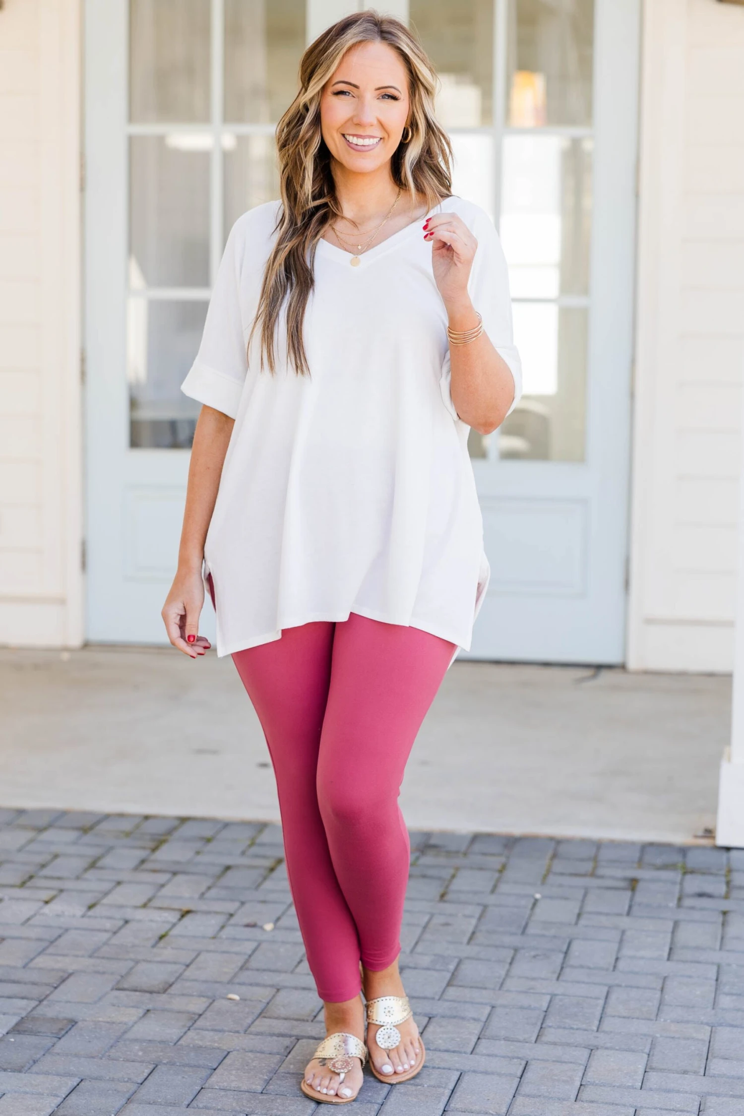 First Place Leggings, Rose 6 First Place Leggings, Rose - Image 6