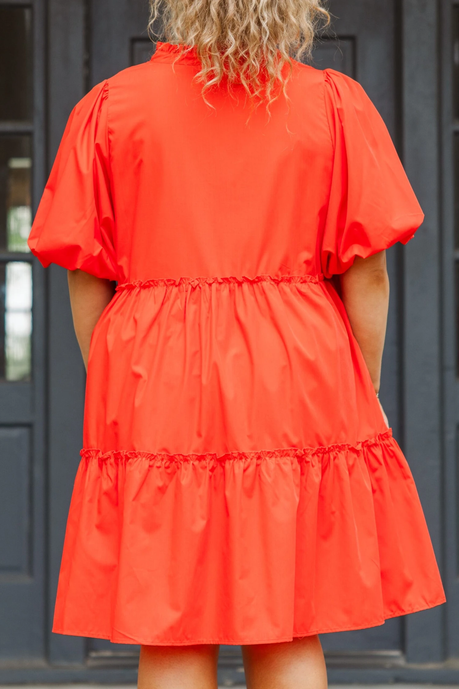 First Things First Dress, Bright Red 7 First Things First Dress, Bright Red - Image 7