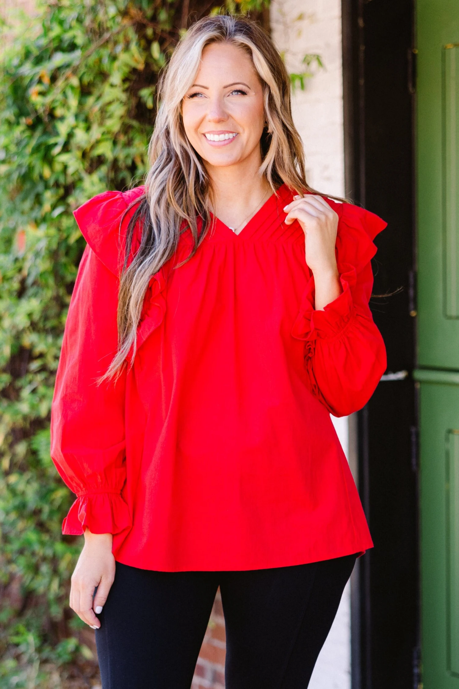 Flutter About Top, Red 2 Flutter About Top, Red - Image 2