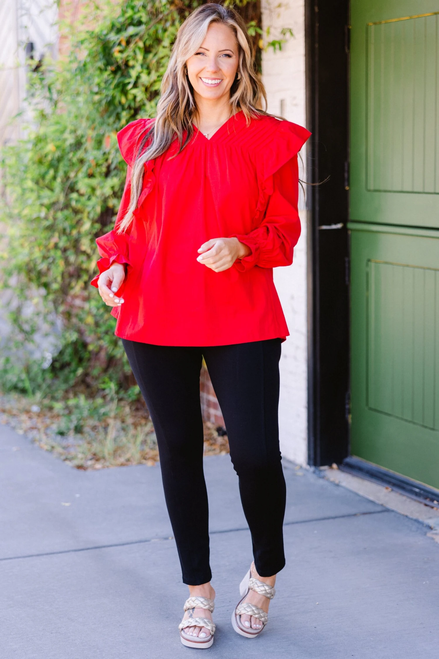 Flutter About Top, Red 3 Flutter About Top, Red - Image 3