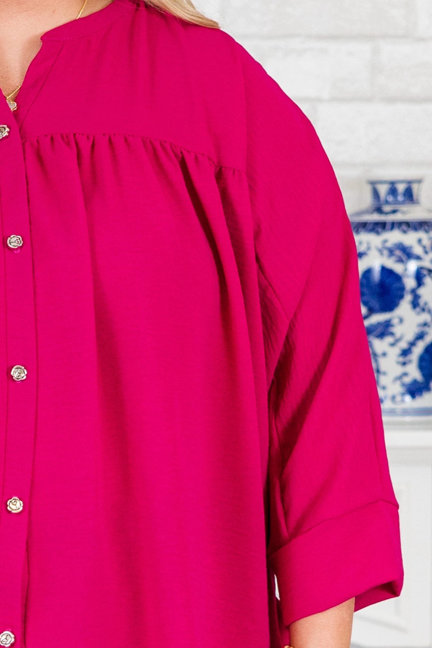 Fond Reflections Top, Pink 5 Fond Reflections Top, Pink - Image 5