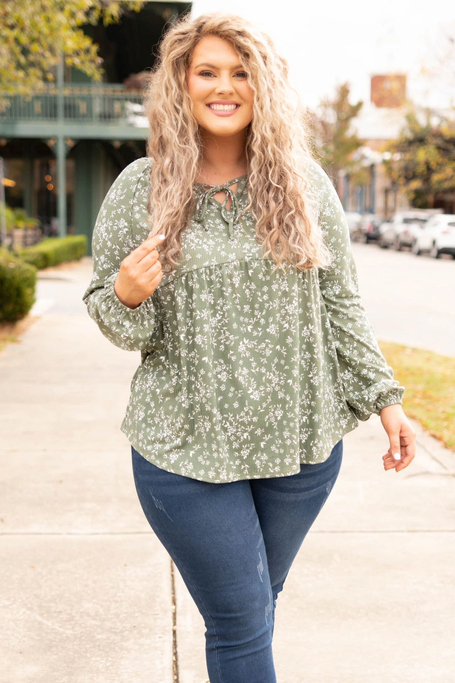 Forever And Always Tunic, Olive 1 Forever And Always Tunic, Olive