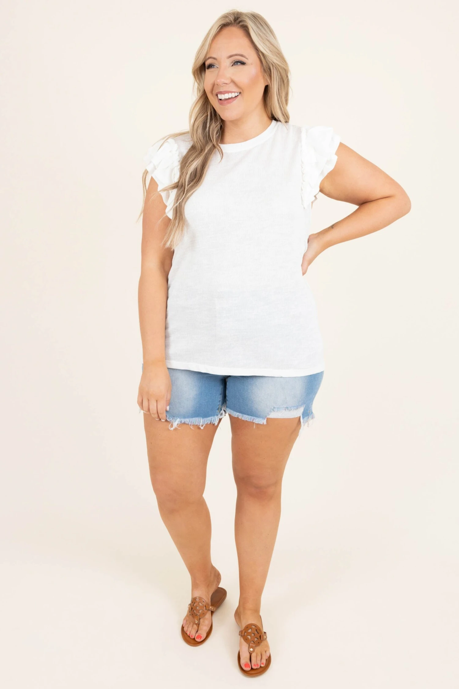 Friyay Shorts, Medium Wash 4 Friyay Shorts, Medium Wash - Image 4