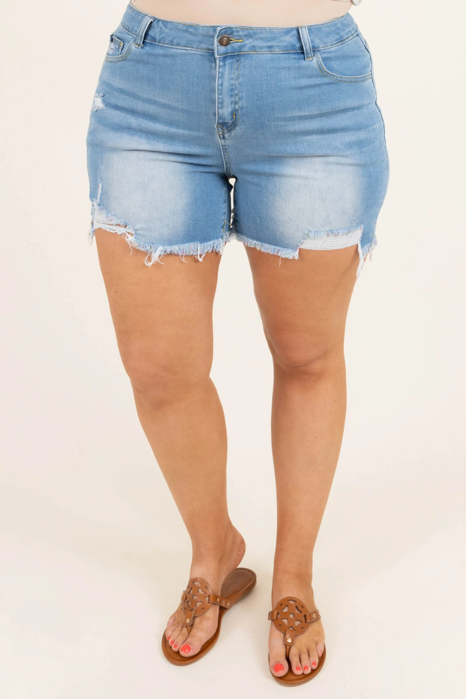 Friyay Shorts, Medium Wash 3 Friyay Shorts, Medium Wash - Image 3