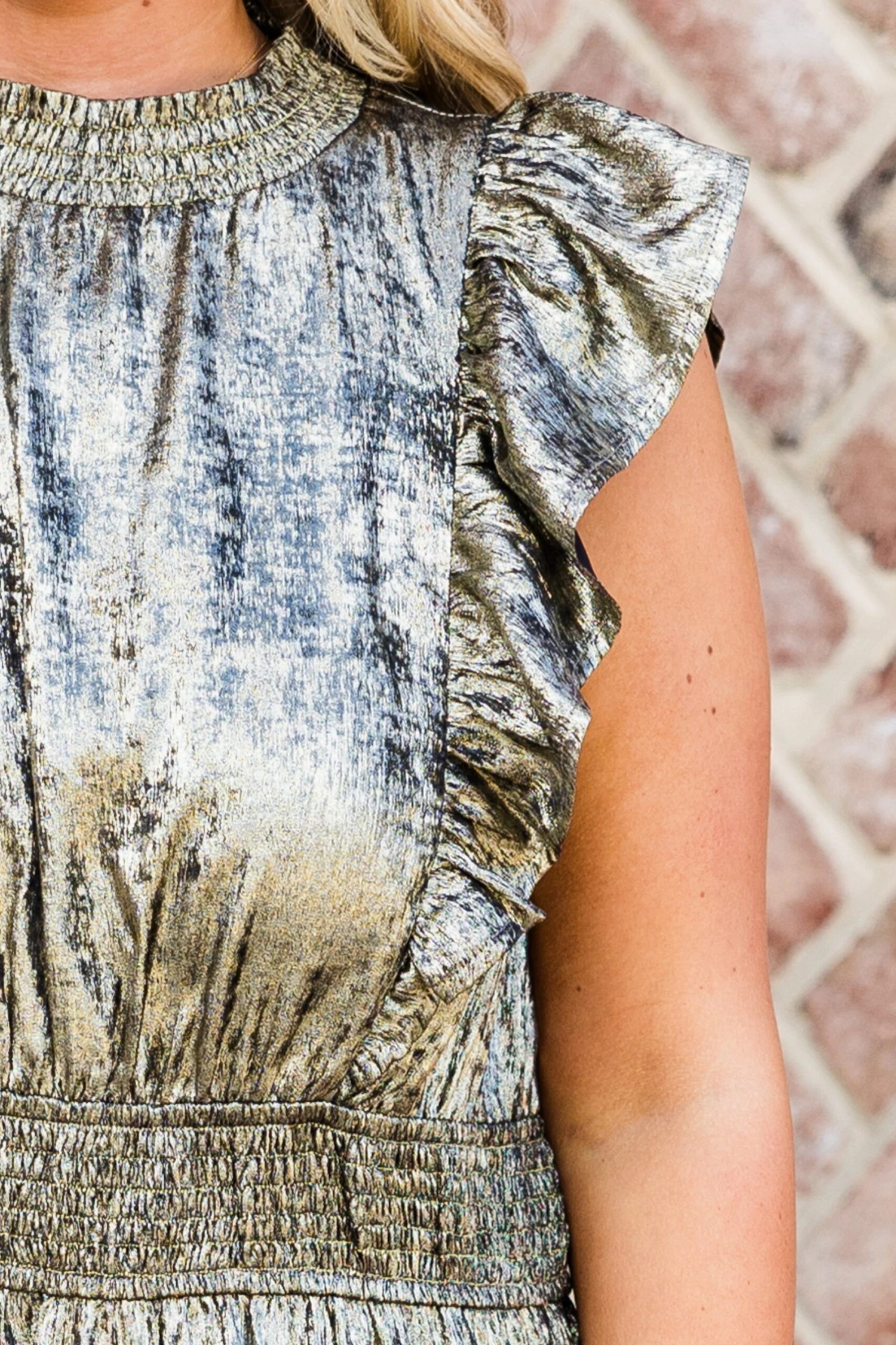 Frozen Enchantment Dress, Gold 5 Frozen Enchantment Dress, Gold - Image 5