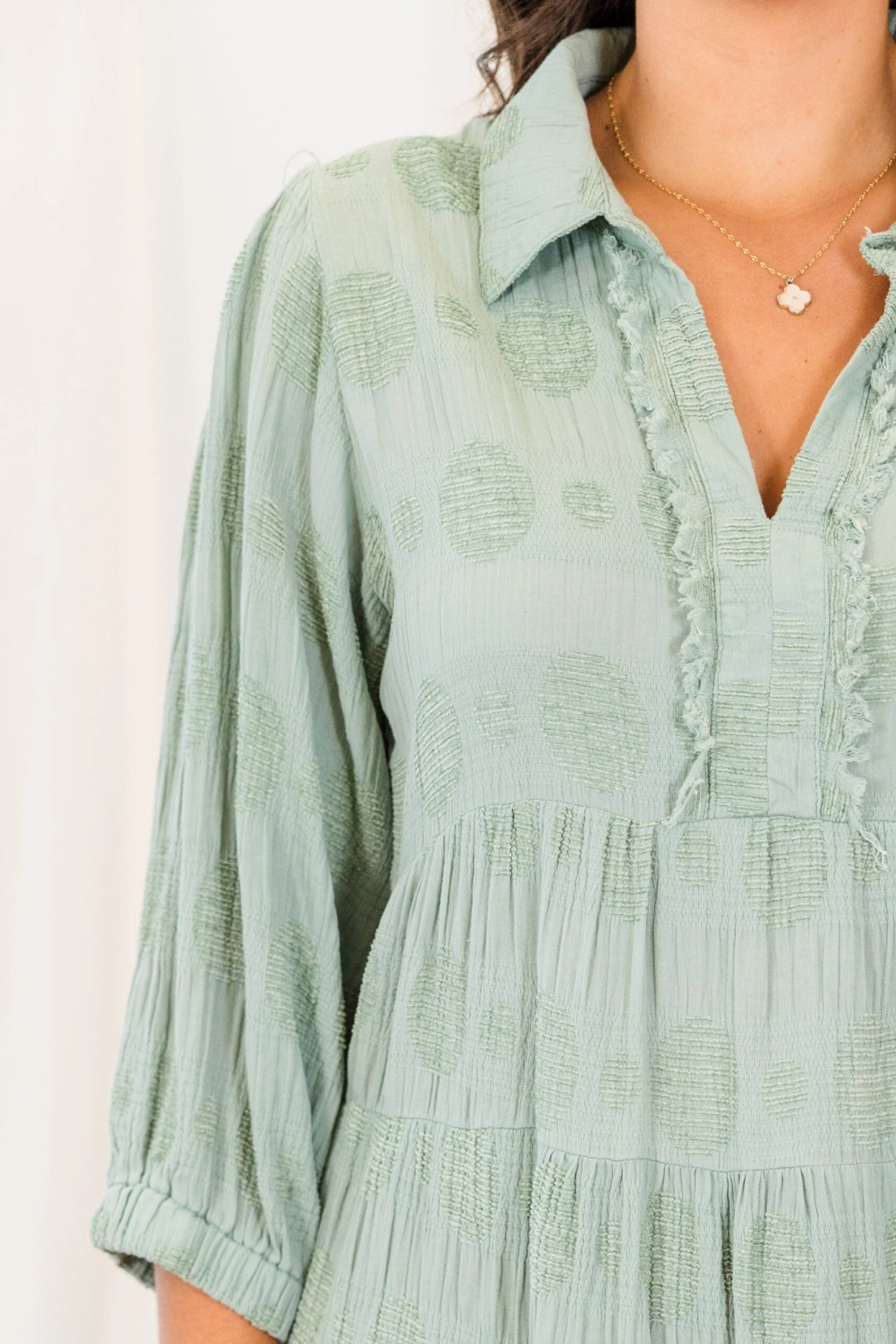 Full Heart Midi Dress, Mint 5 Full Heart Midi Dress, Mint - Image 5