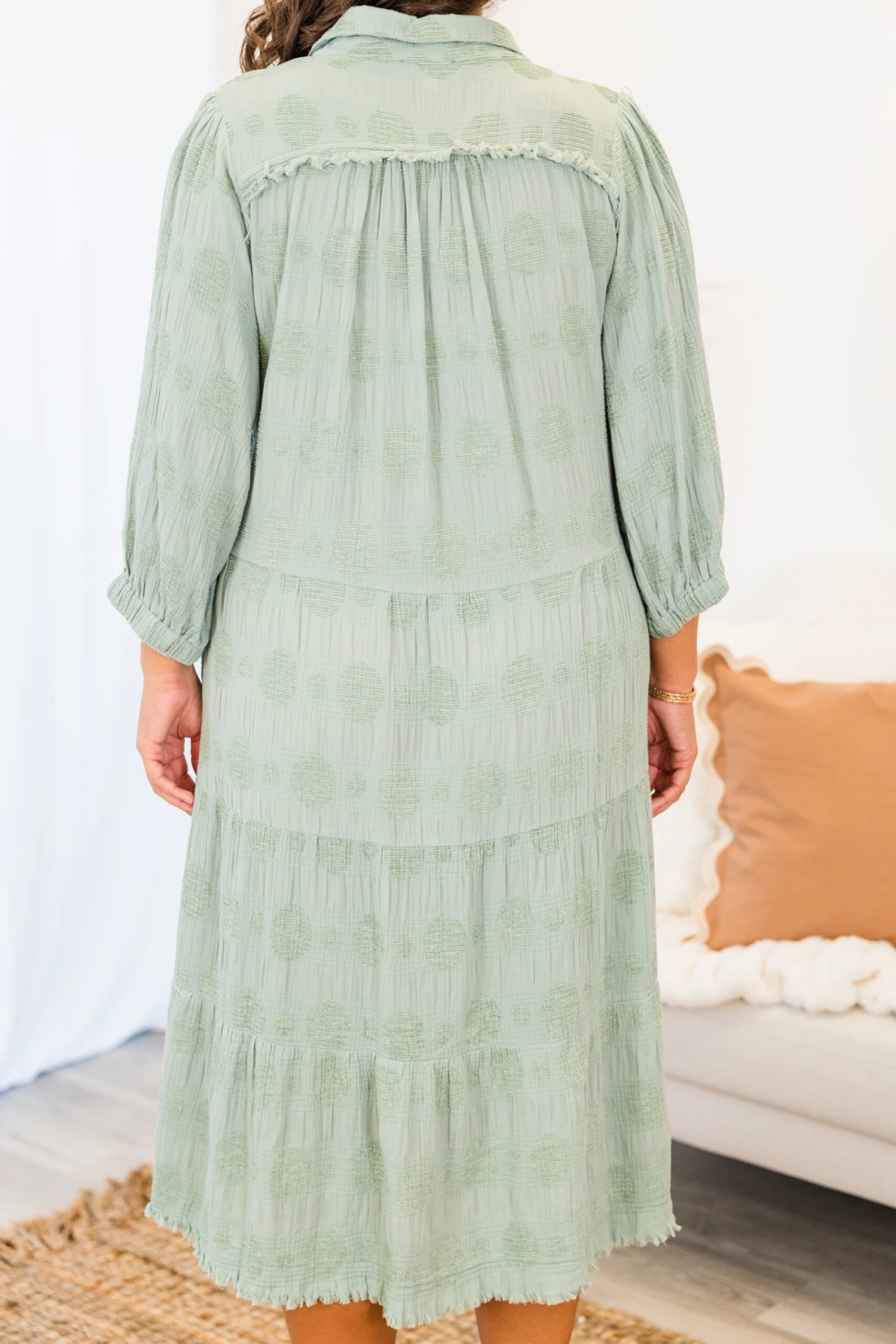 Full Heart Midi Dress, Mint 7 Full Heart Midi Dress, Mint - Image 7